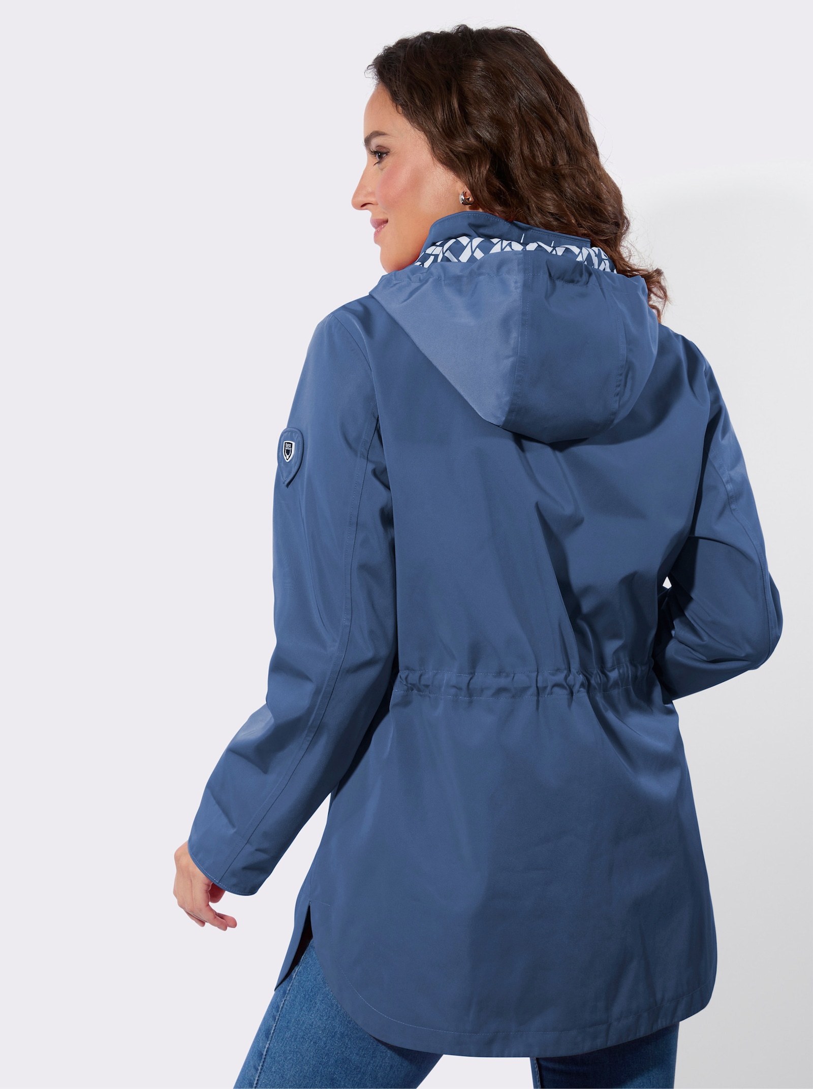 Funktionsjacke mit innovativer Ausrüstung - jeansblau