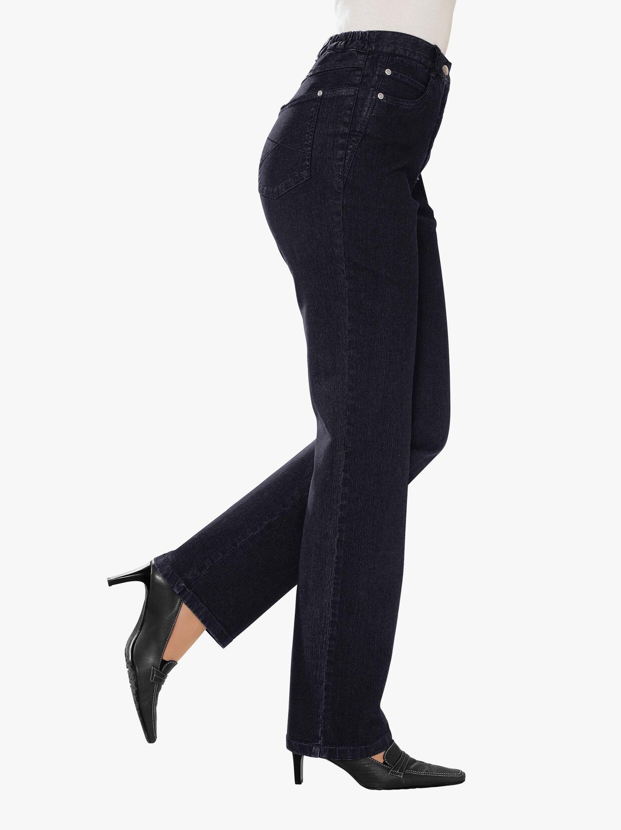 5-pocketjeans - zwart