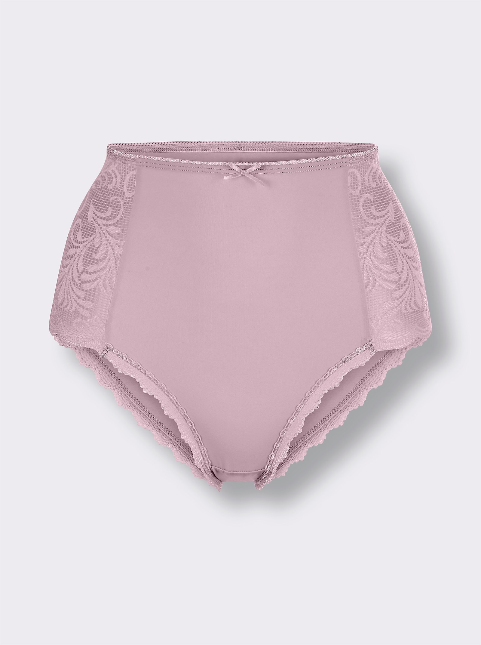wäschepur Tailleslip met inzet van kant - roze
