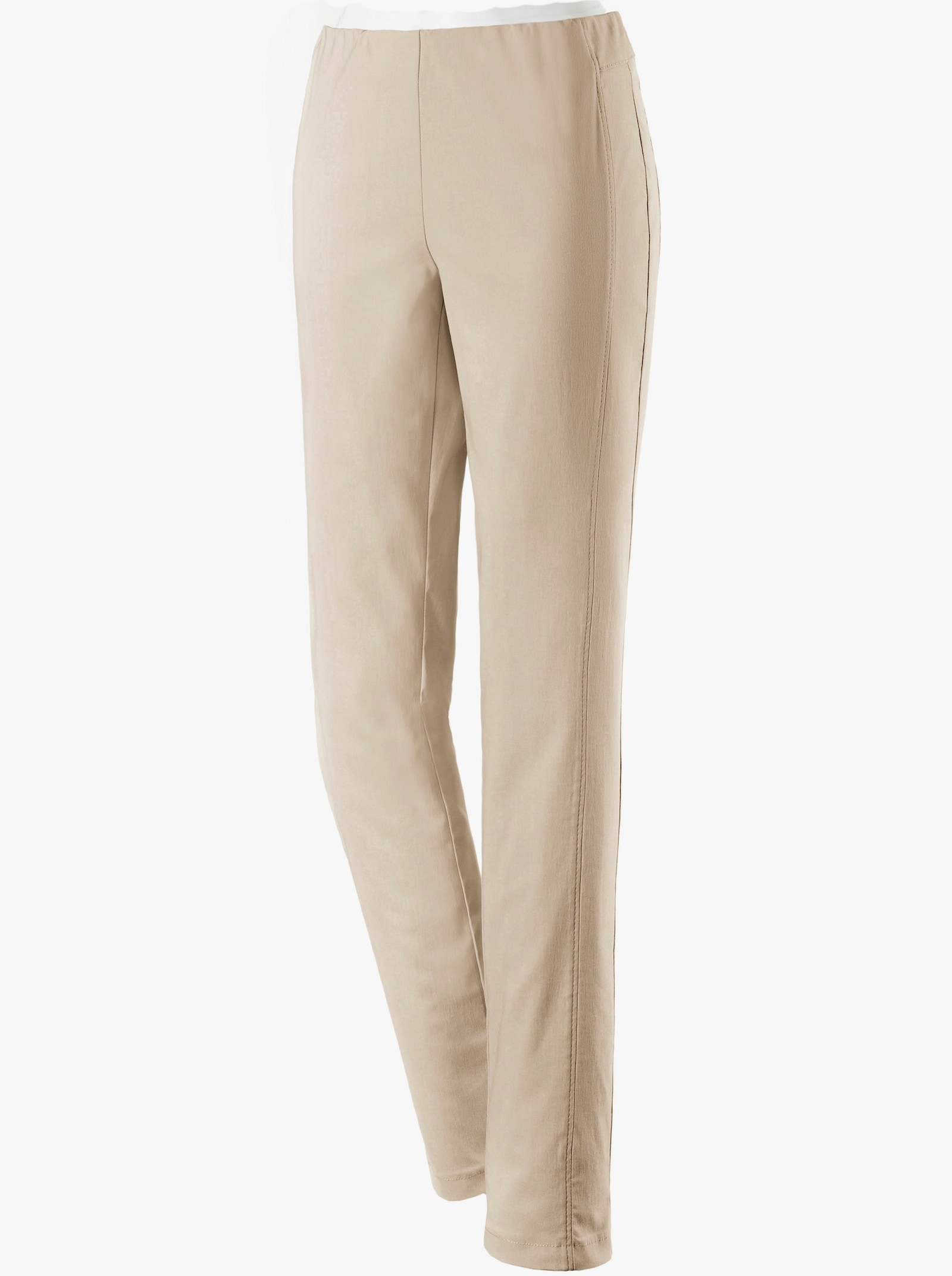 Stehmann Comfort line Hose mit Dehnbund, Viskose-Qualität - sand