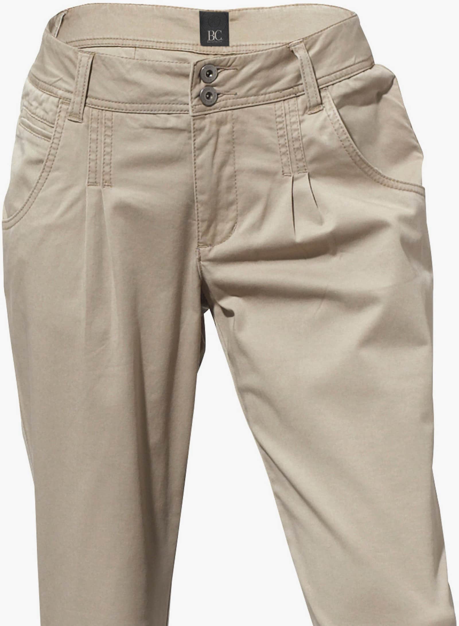 heine Pantalon chino, coupe carotte - sable