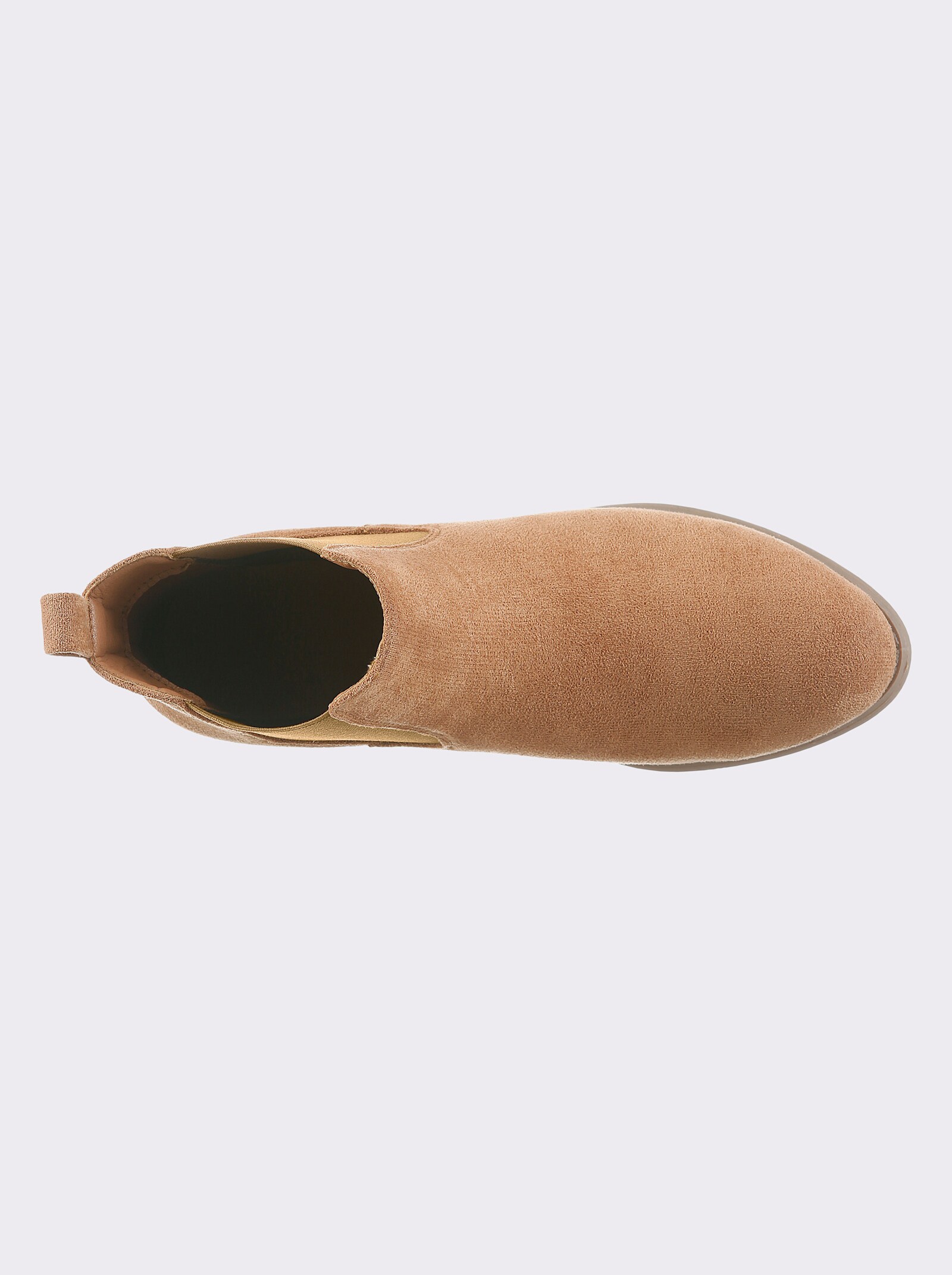 Laarsje met elastische inzetten - camel