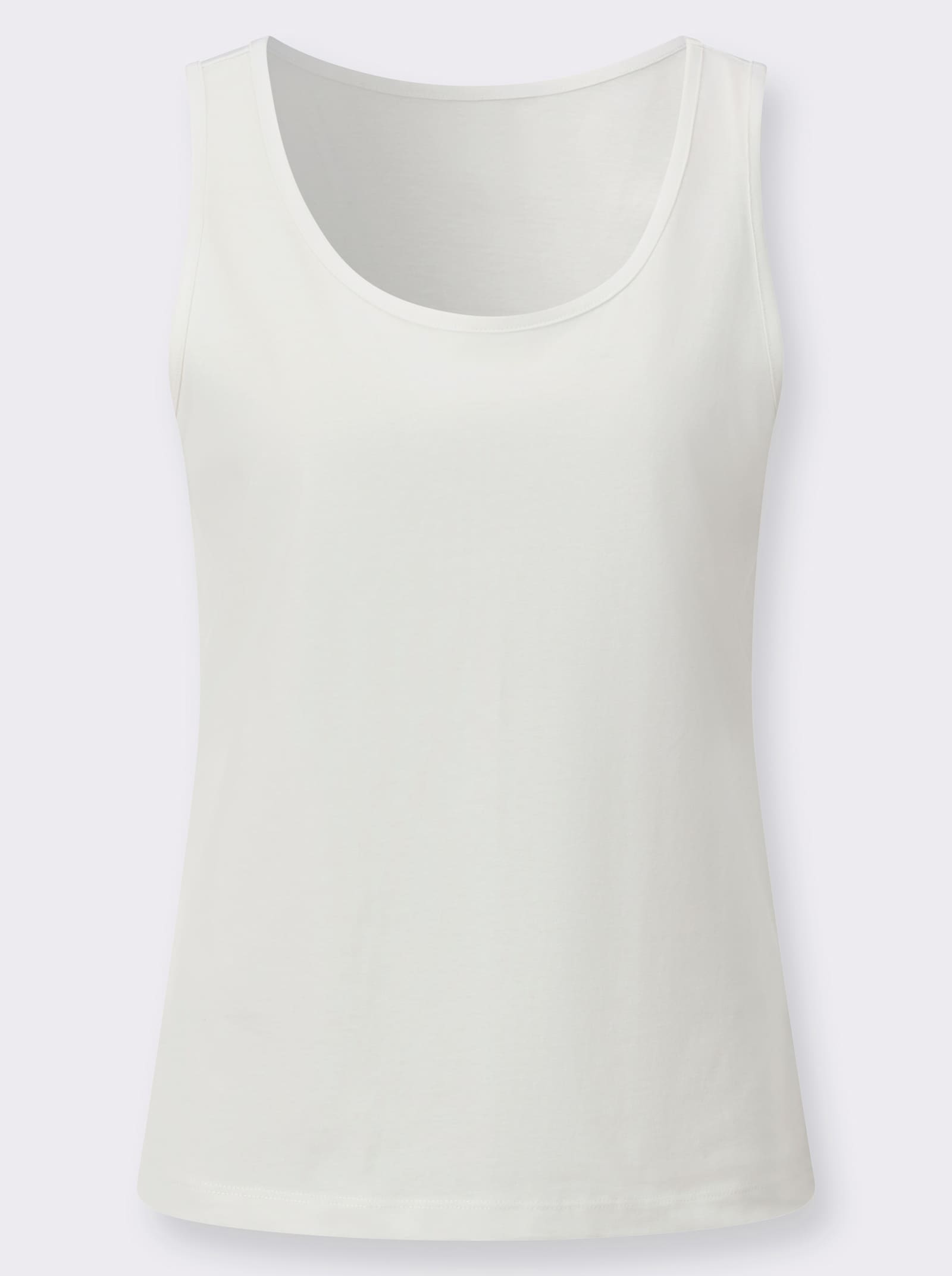 Shirttop aus Bio-Baumwolle - ecru