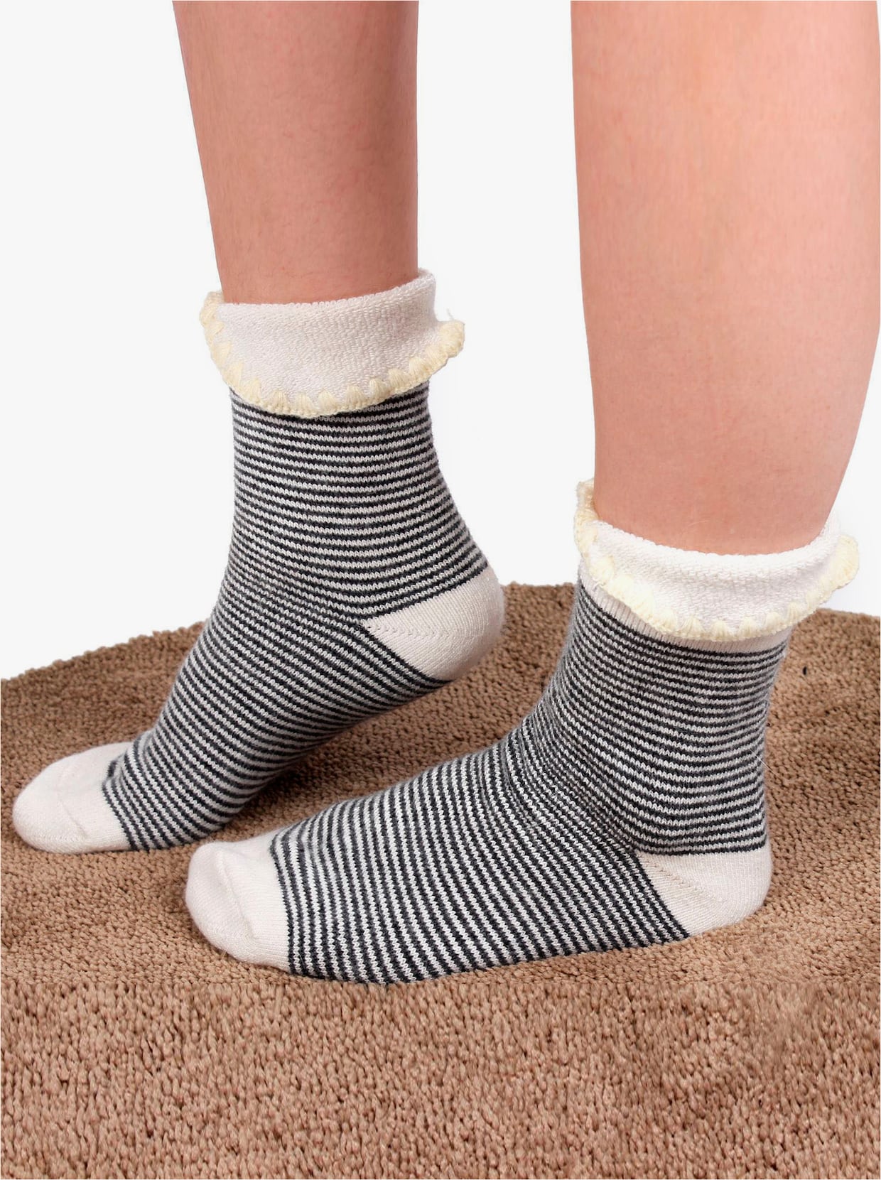 Ponožky na spaní - ecru