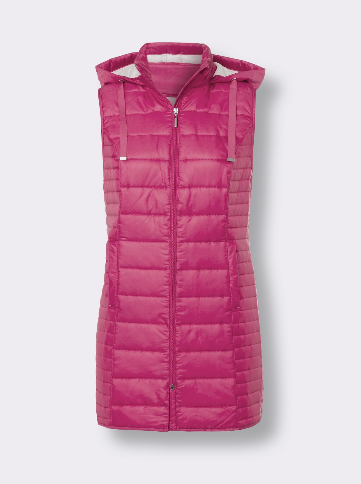 Lang vest - fuchsia