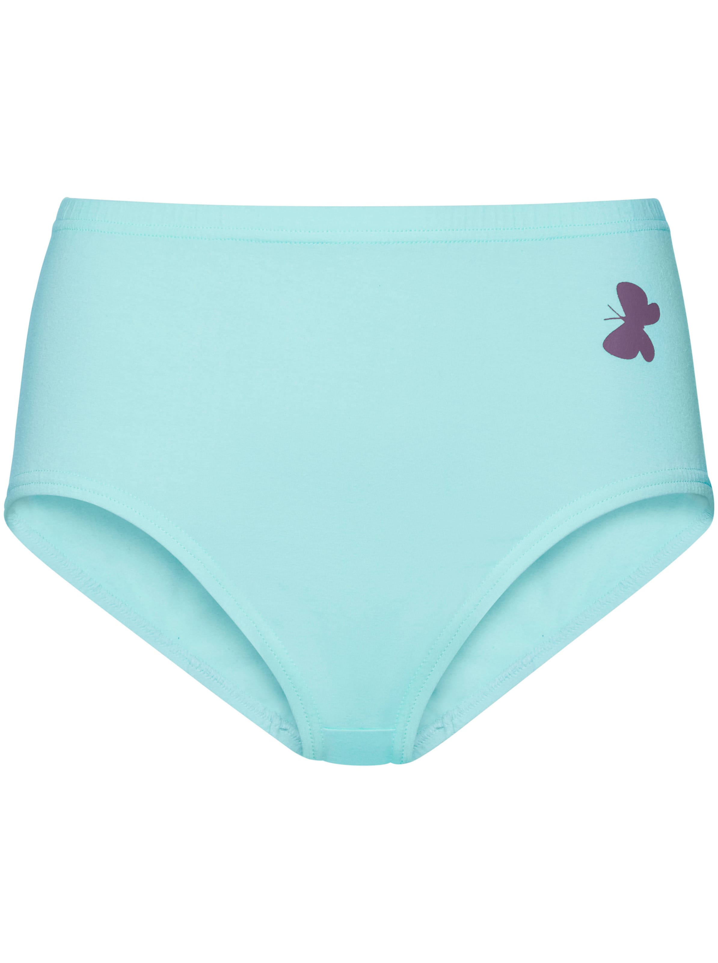 Wäschepur Damen Blau/Rosa/Hellblau Slip Gr. 36/38, 6 Stk., Bunt (Rosé, Bleu, Mint), 95% Baumwolle, 5% Elasthan, Unterhosen Slip - Bild 3