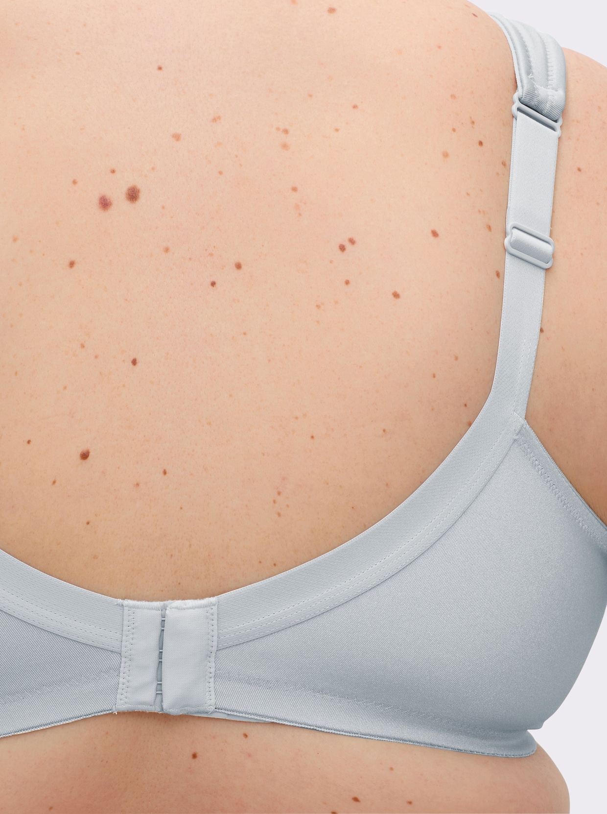 Speidel Komfort-BH ohne Bügel 2-lagigen Cups - hellgrau