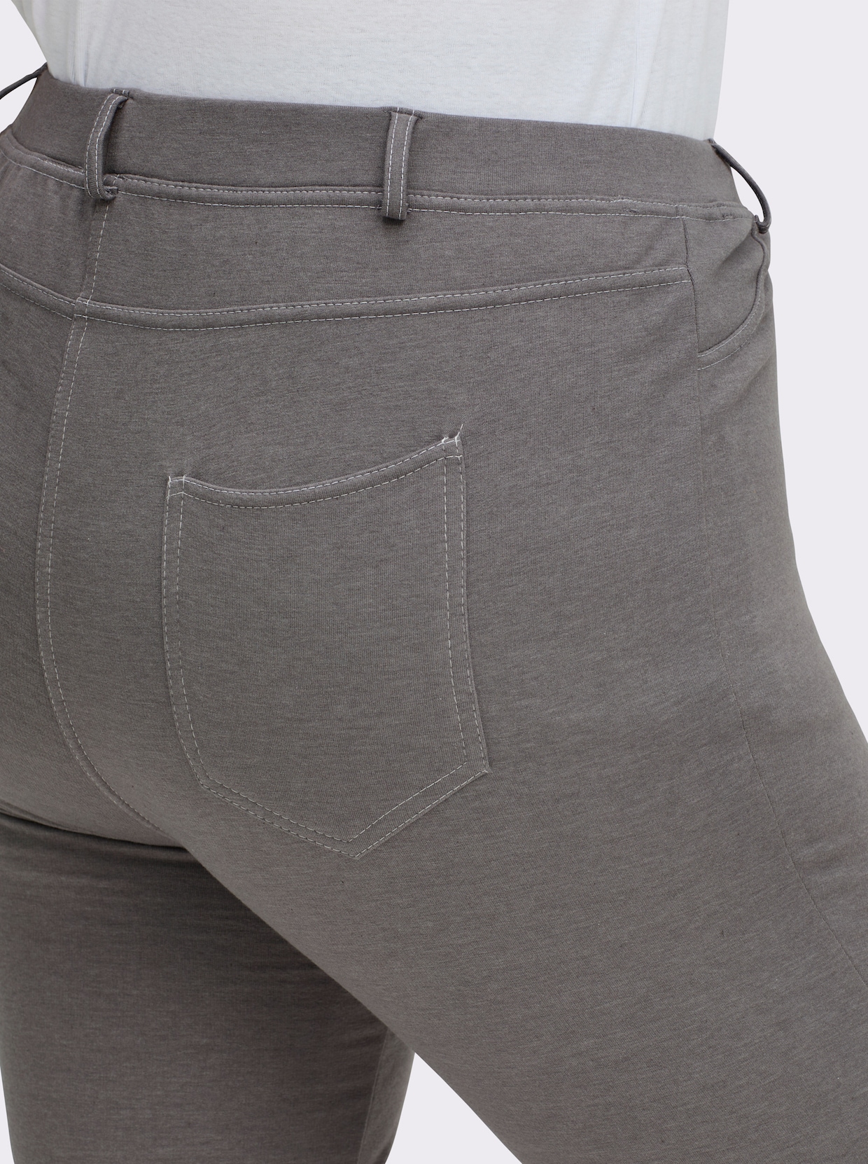 Hose innen wärmend angeraut - graphit-meliert