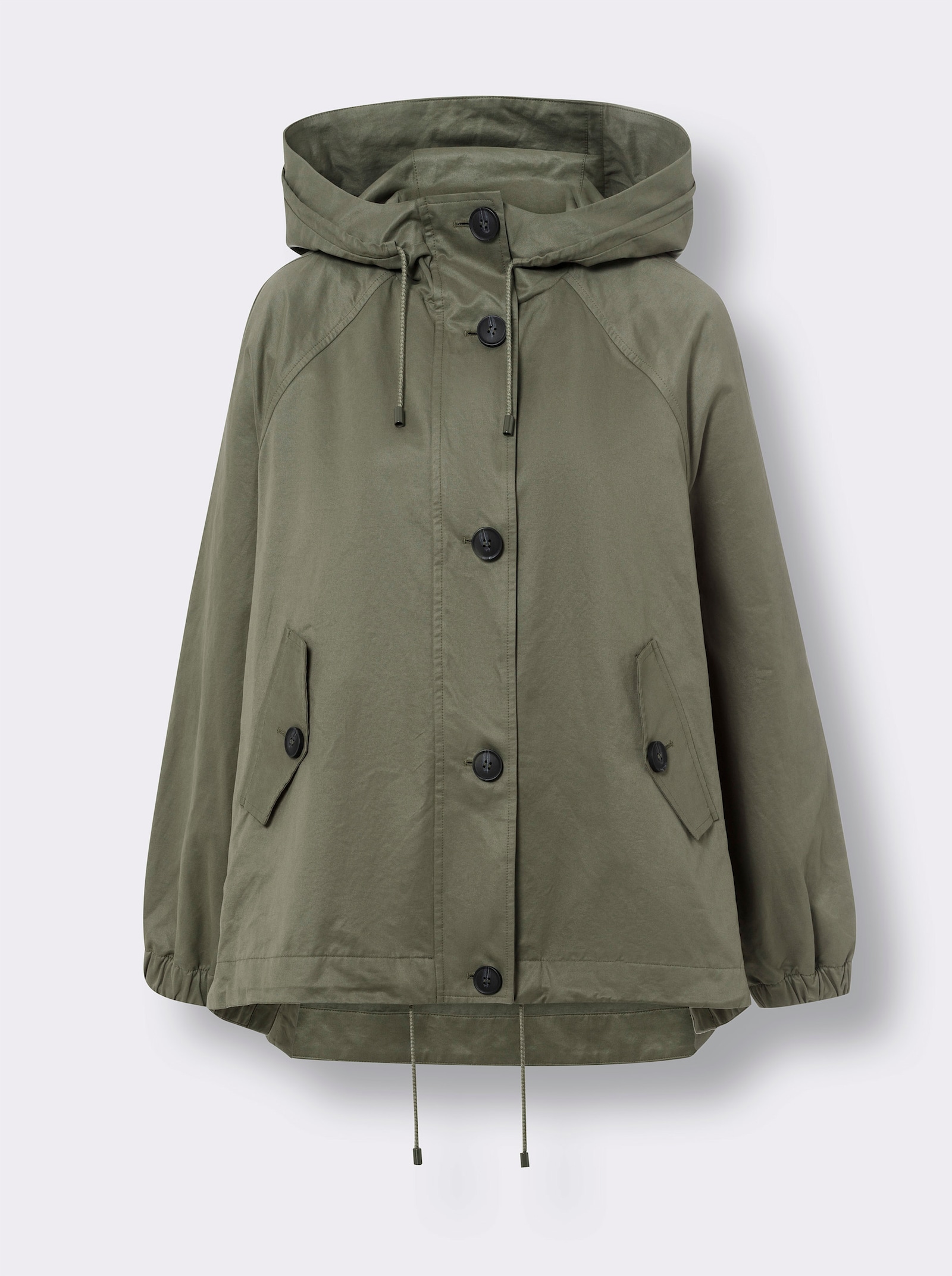 heine Übergangsjacke mit leichtem Glanz - khaki