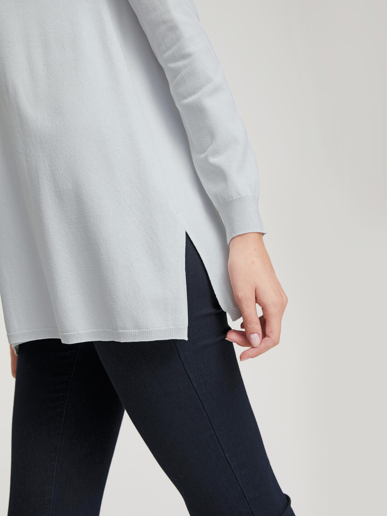 Linea Tesini Oversized Pullover - softbleu