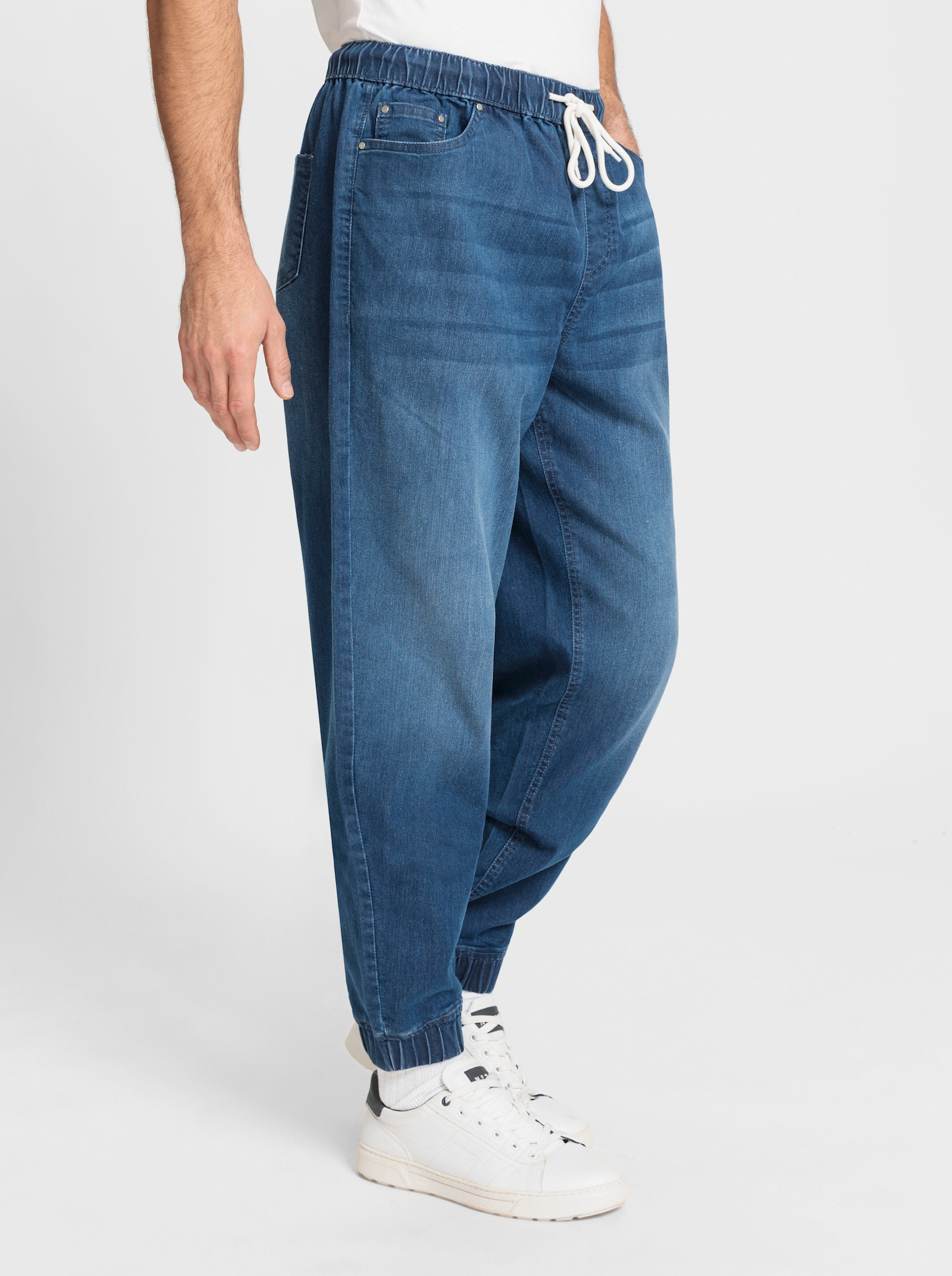 Catamaran Schlupfjeans im Doppelpack - blue-bleached + blue-stone-washed