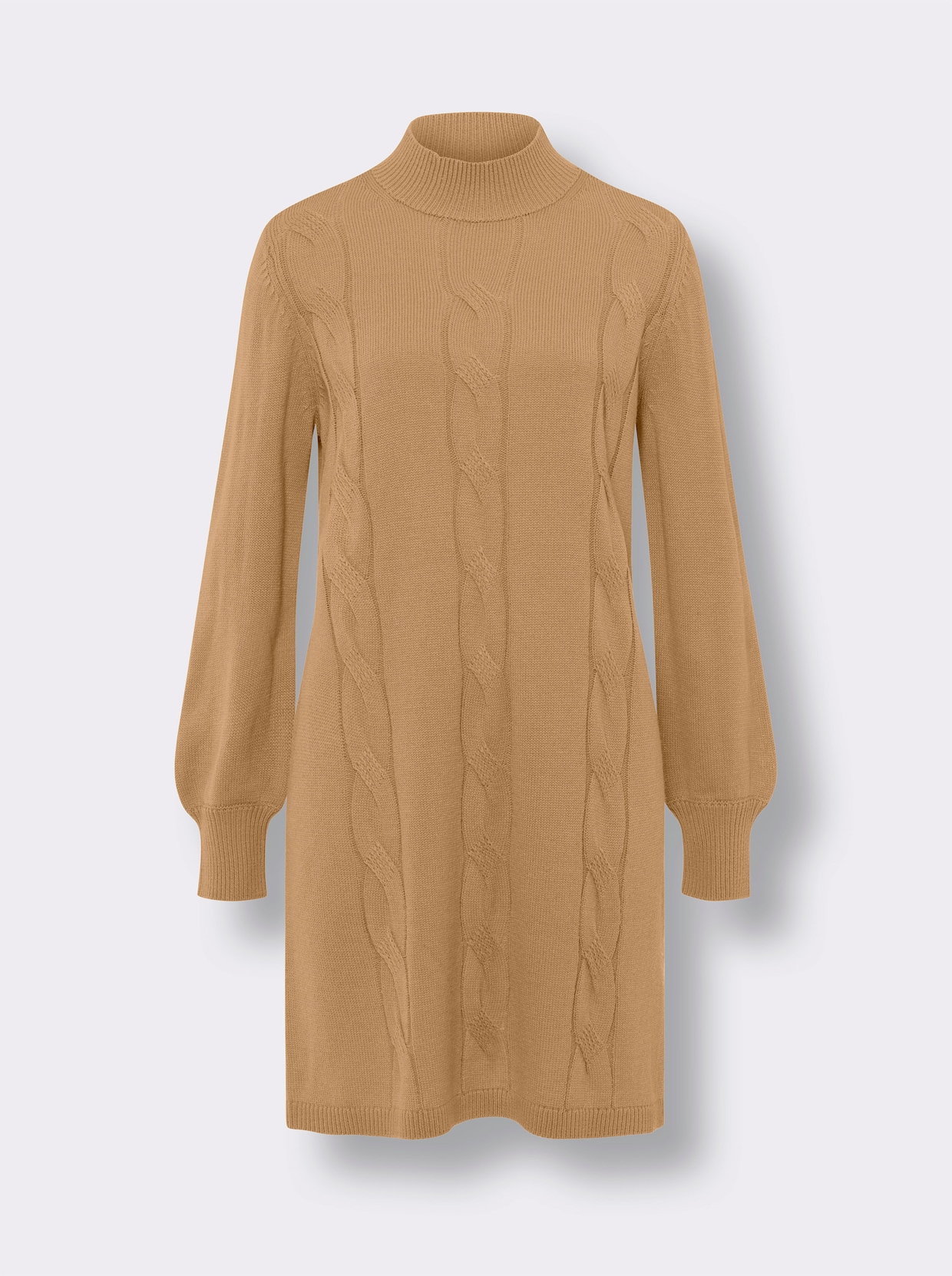 heine Strickkleid - camel