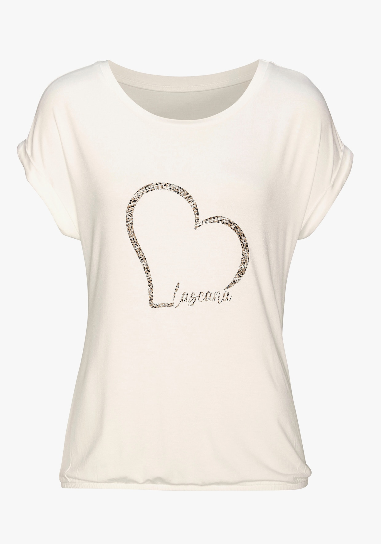 LASCANA T-shirt - crème