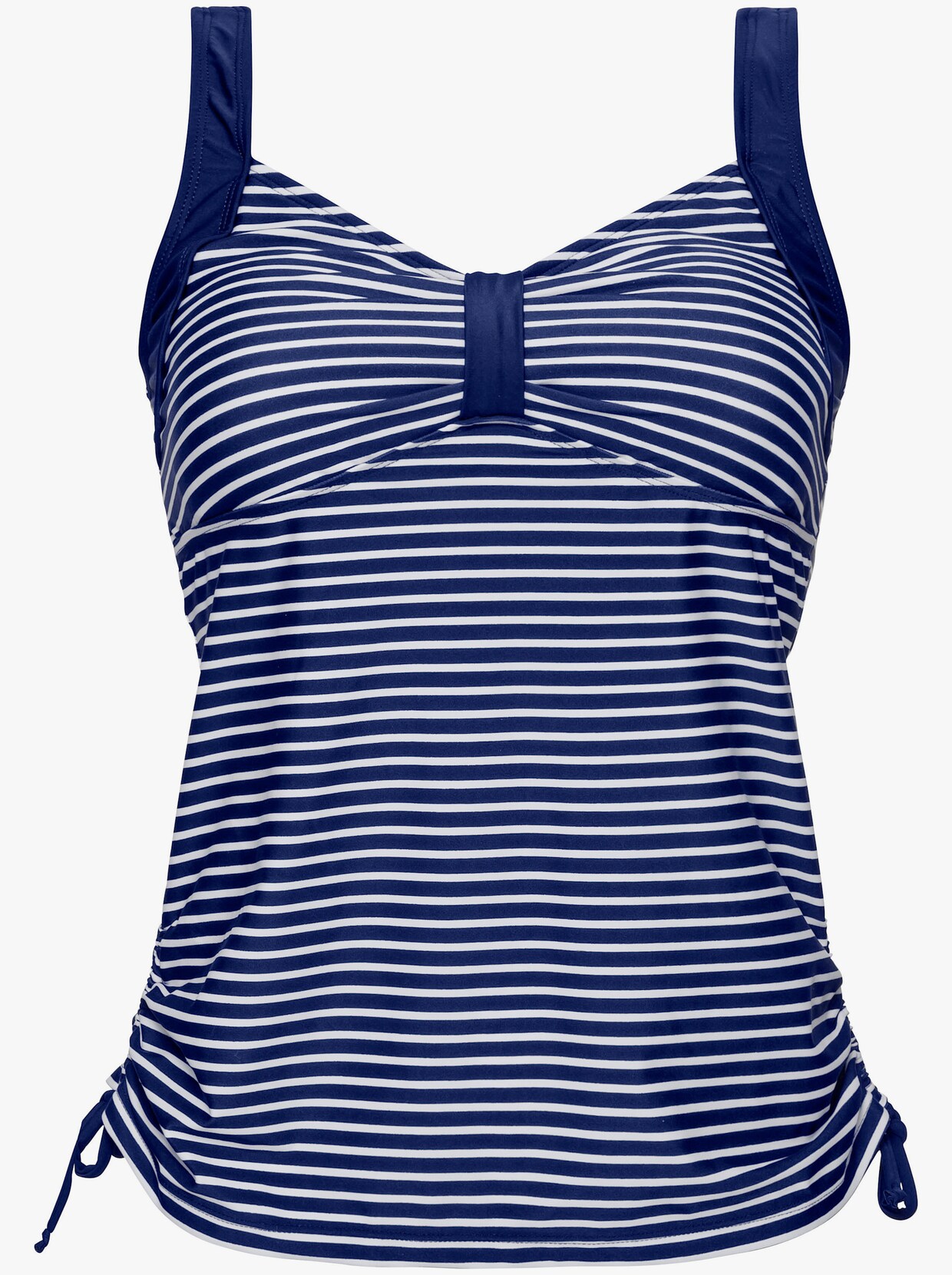 feel good Tankini-bovendeel - marine/wit