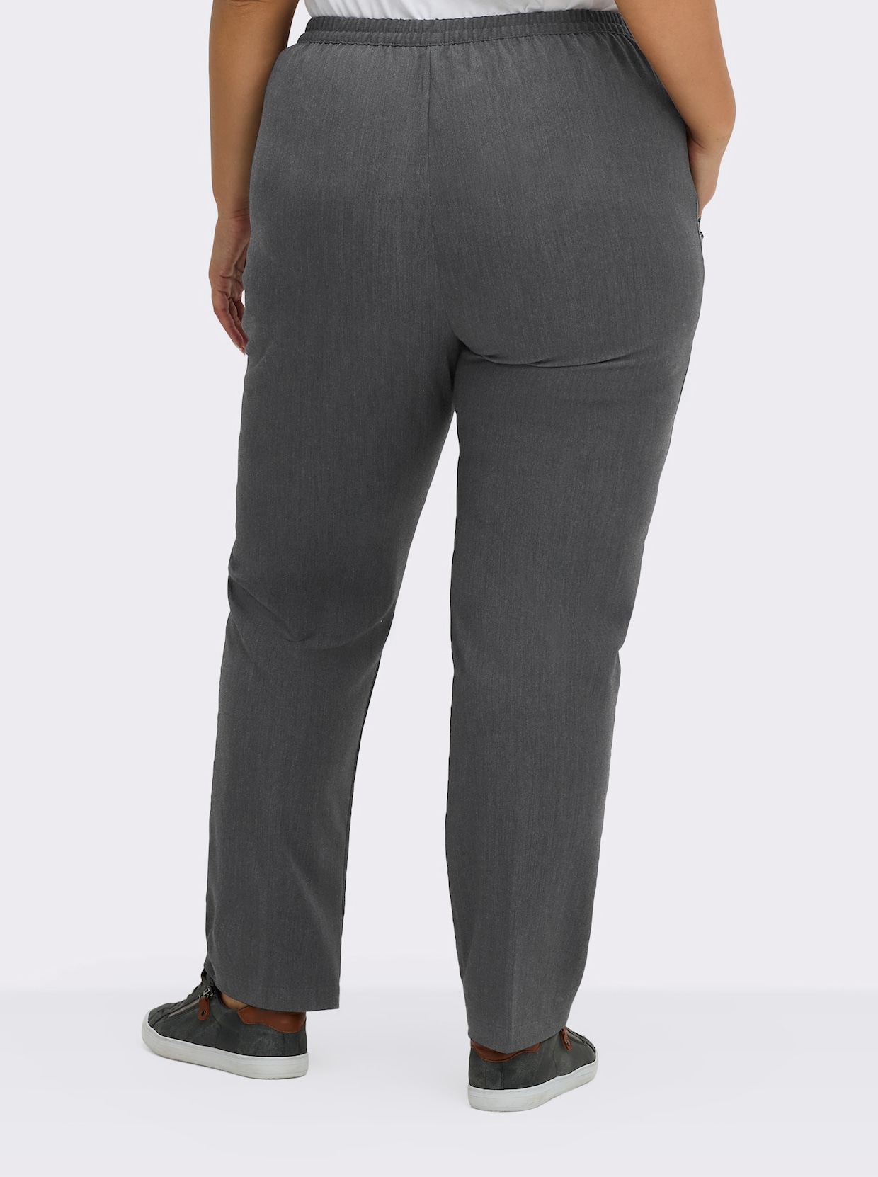 Schlupfhose in wärmender Qualität - grau