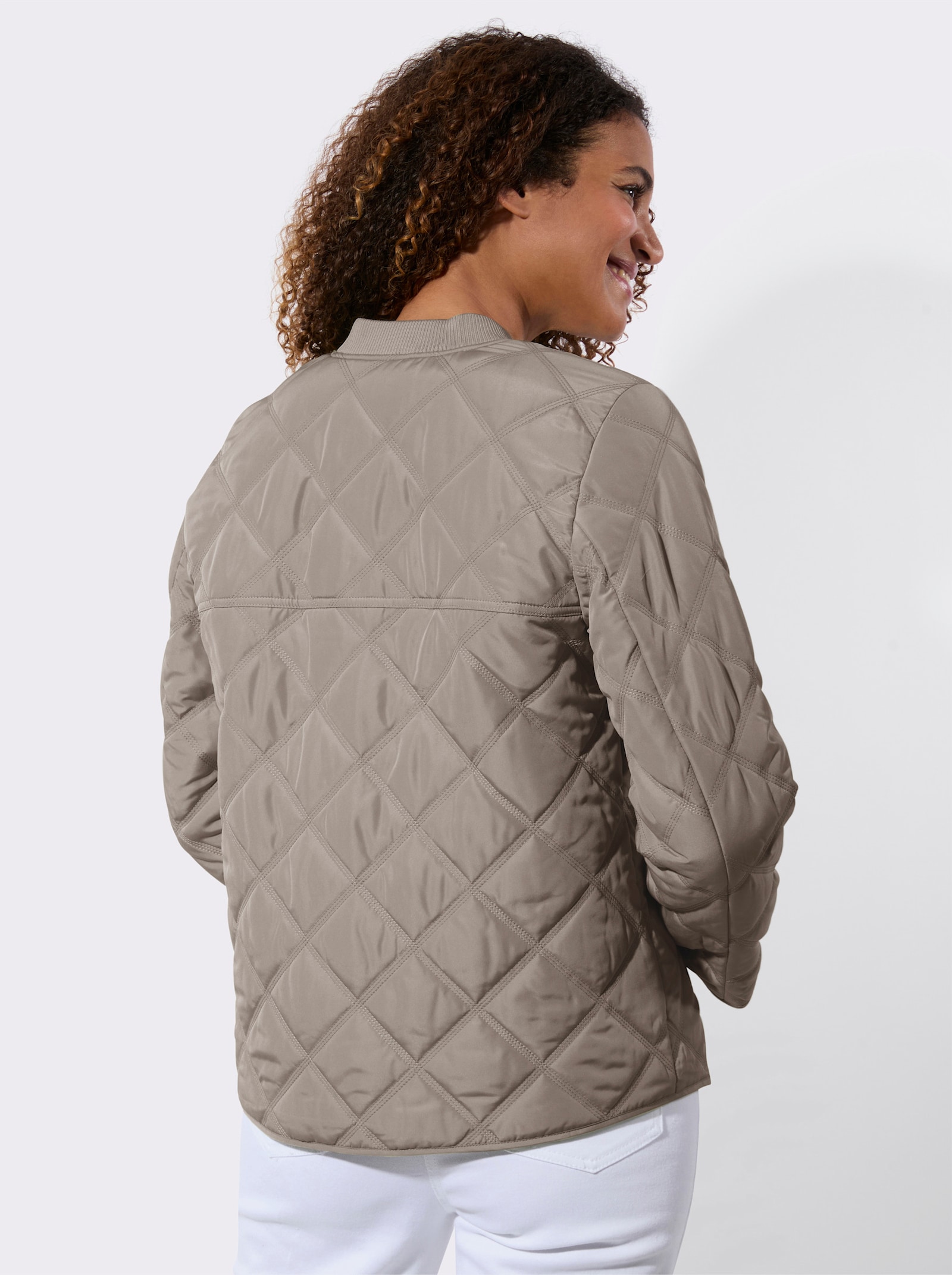Steppjacke - taupe