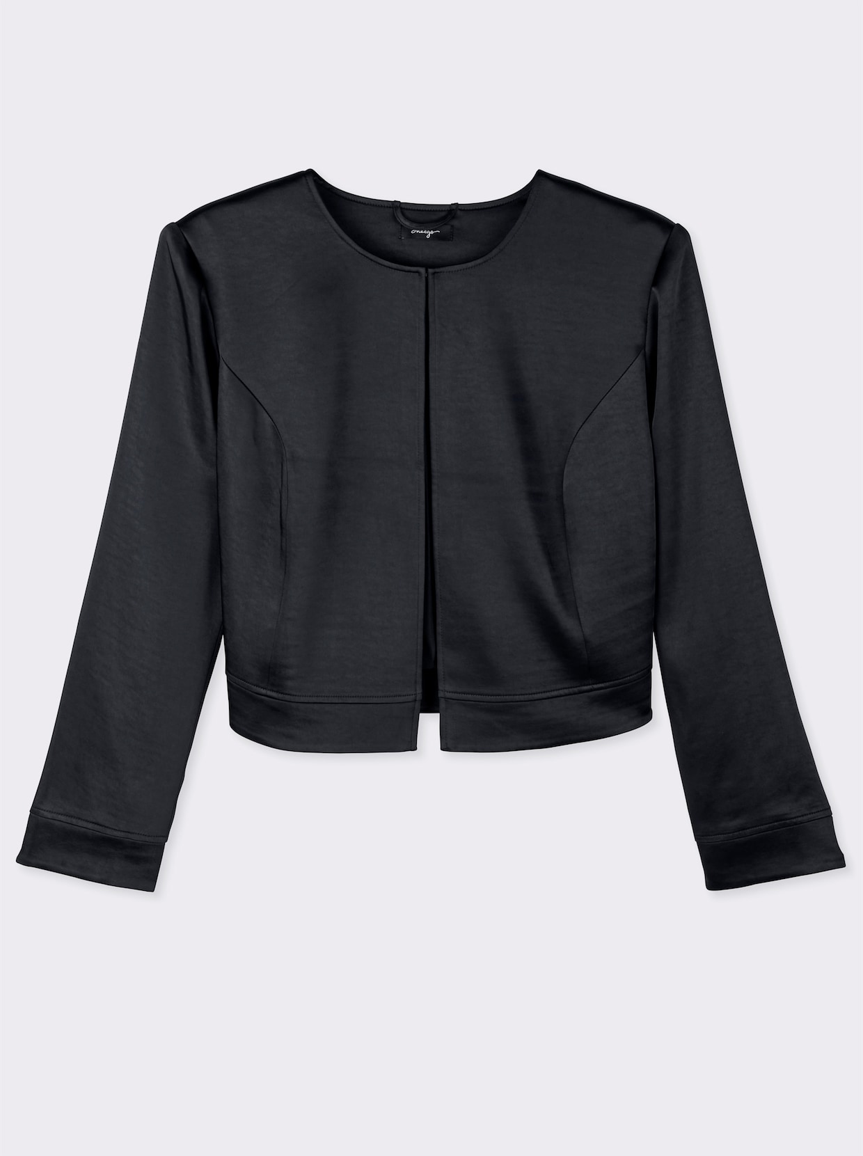 sheego Veste boléro blazer - bleu foncé