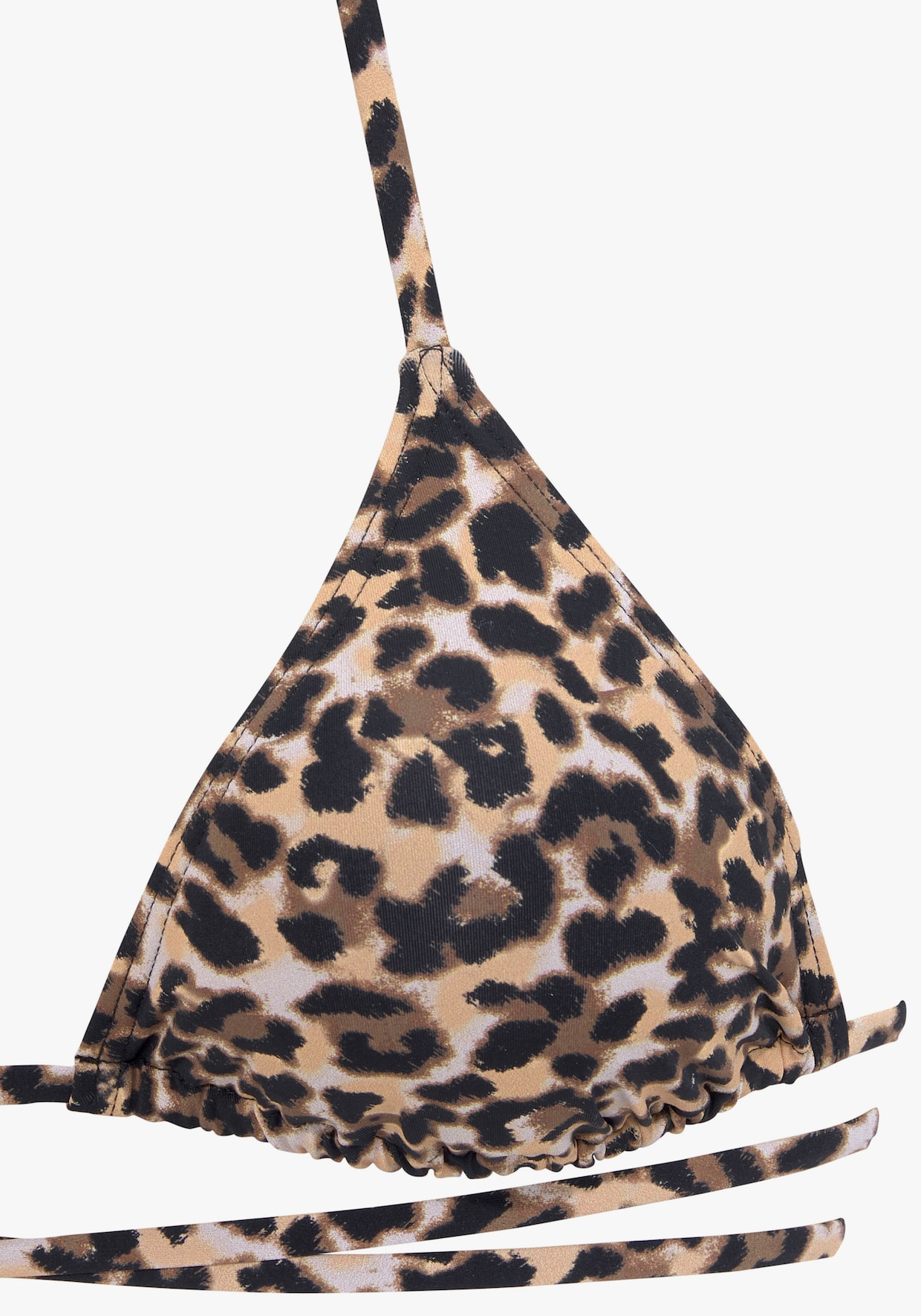 Bruno Banani Triangelbikini - bruin geprint