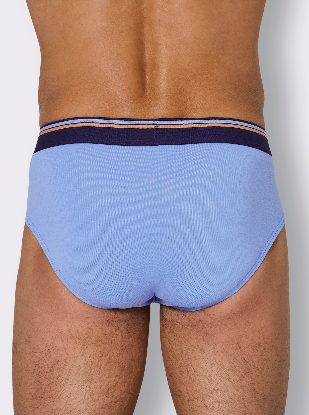 wäschepur men Slip - marine + himmelblau