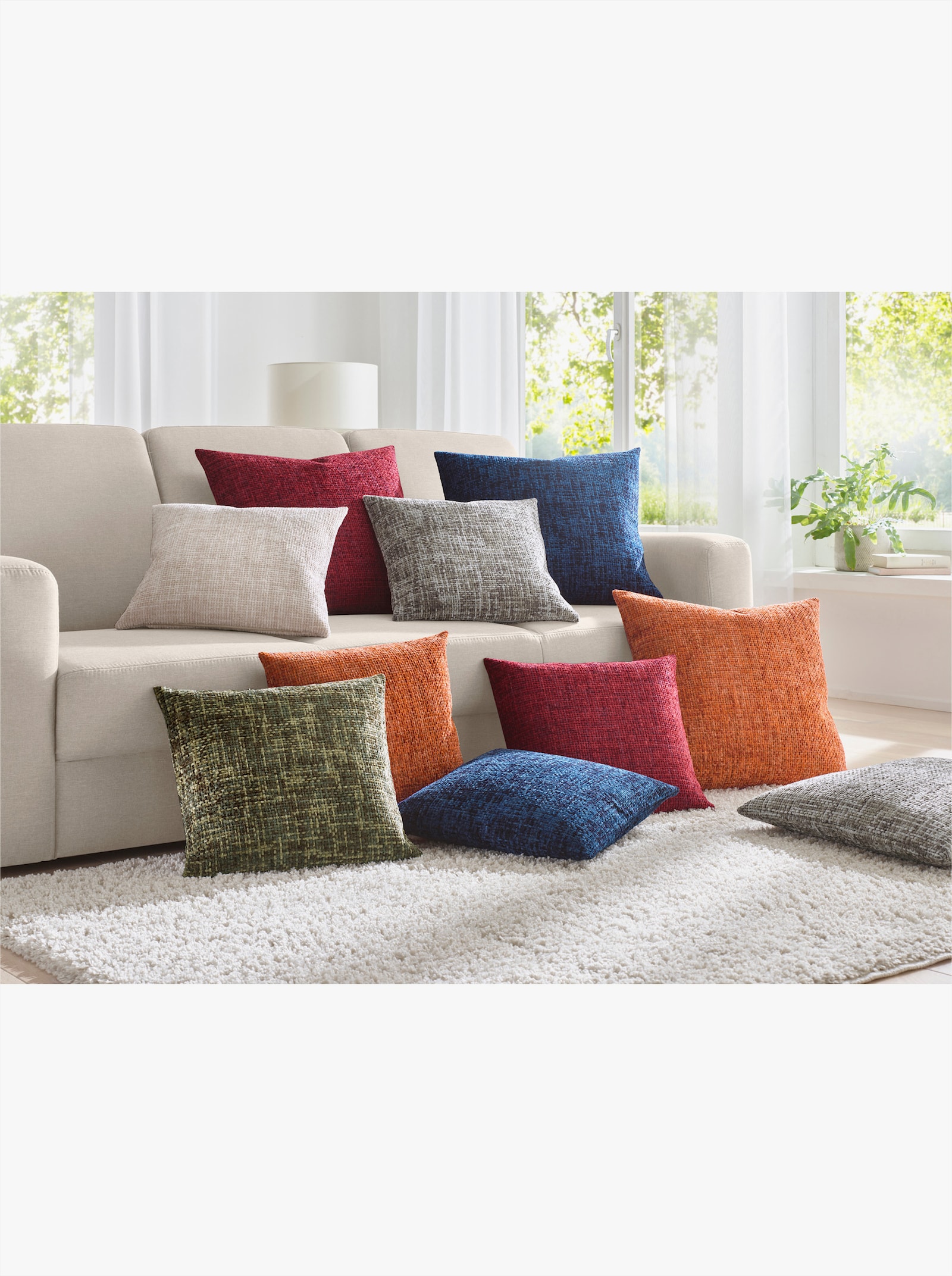 Kissenhülle - champagner