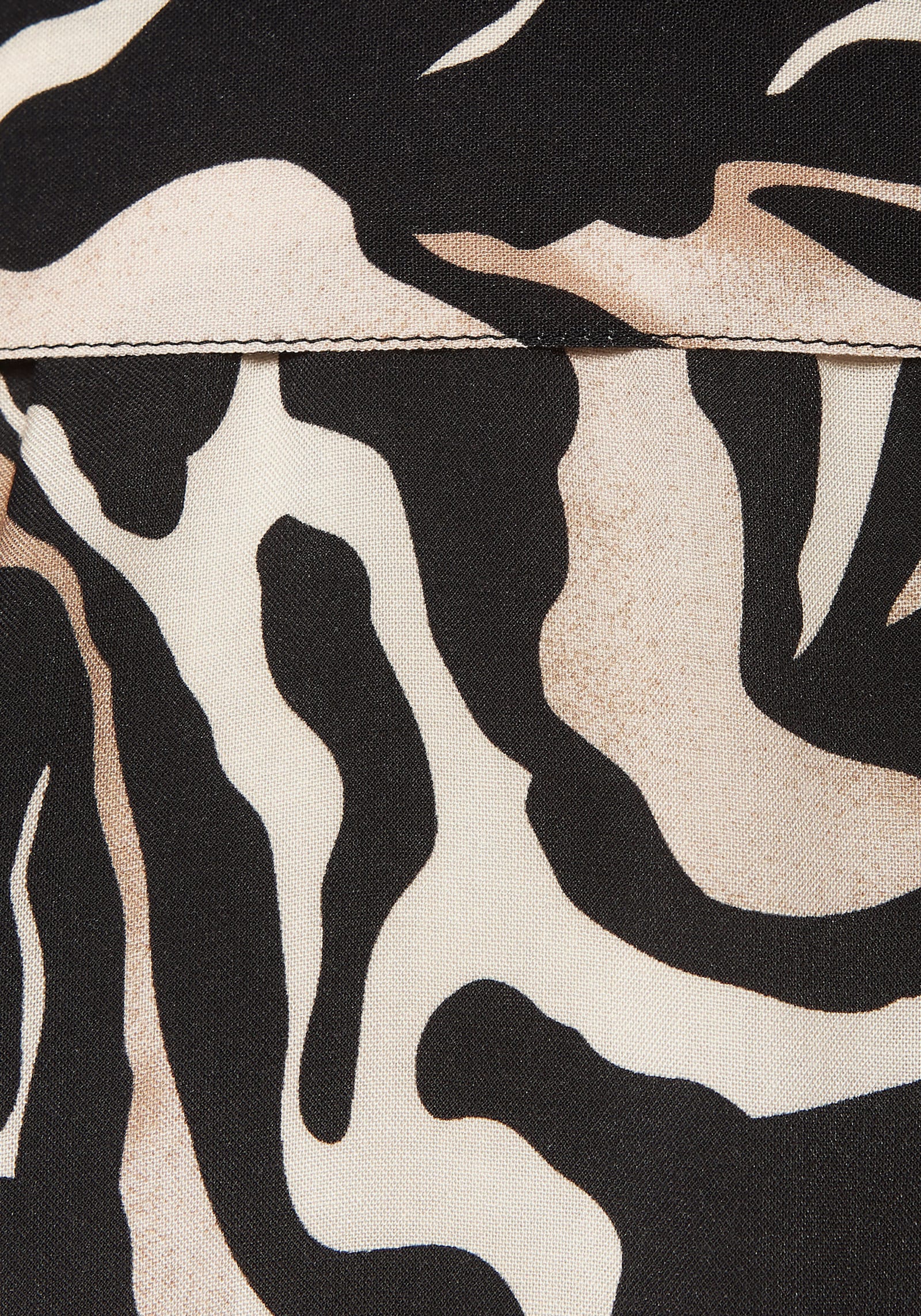 Vivance Hemdblusenkleid - schwarz-braun bedruckt