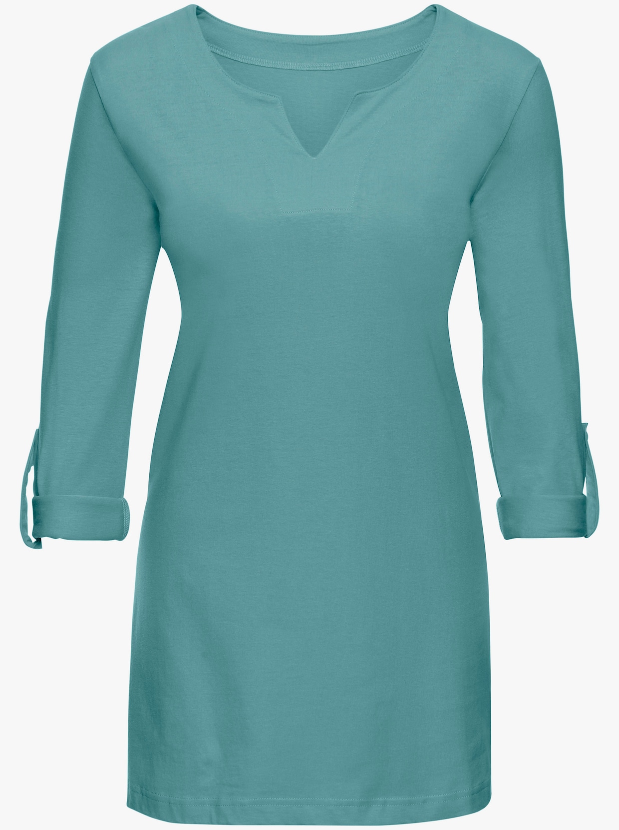 Lang shirt - turquoise