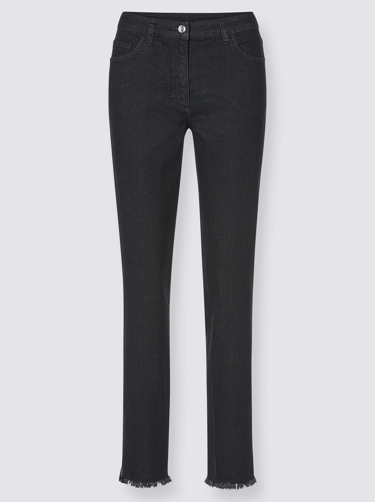 Jeans - black-denim
