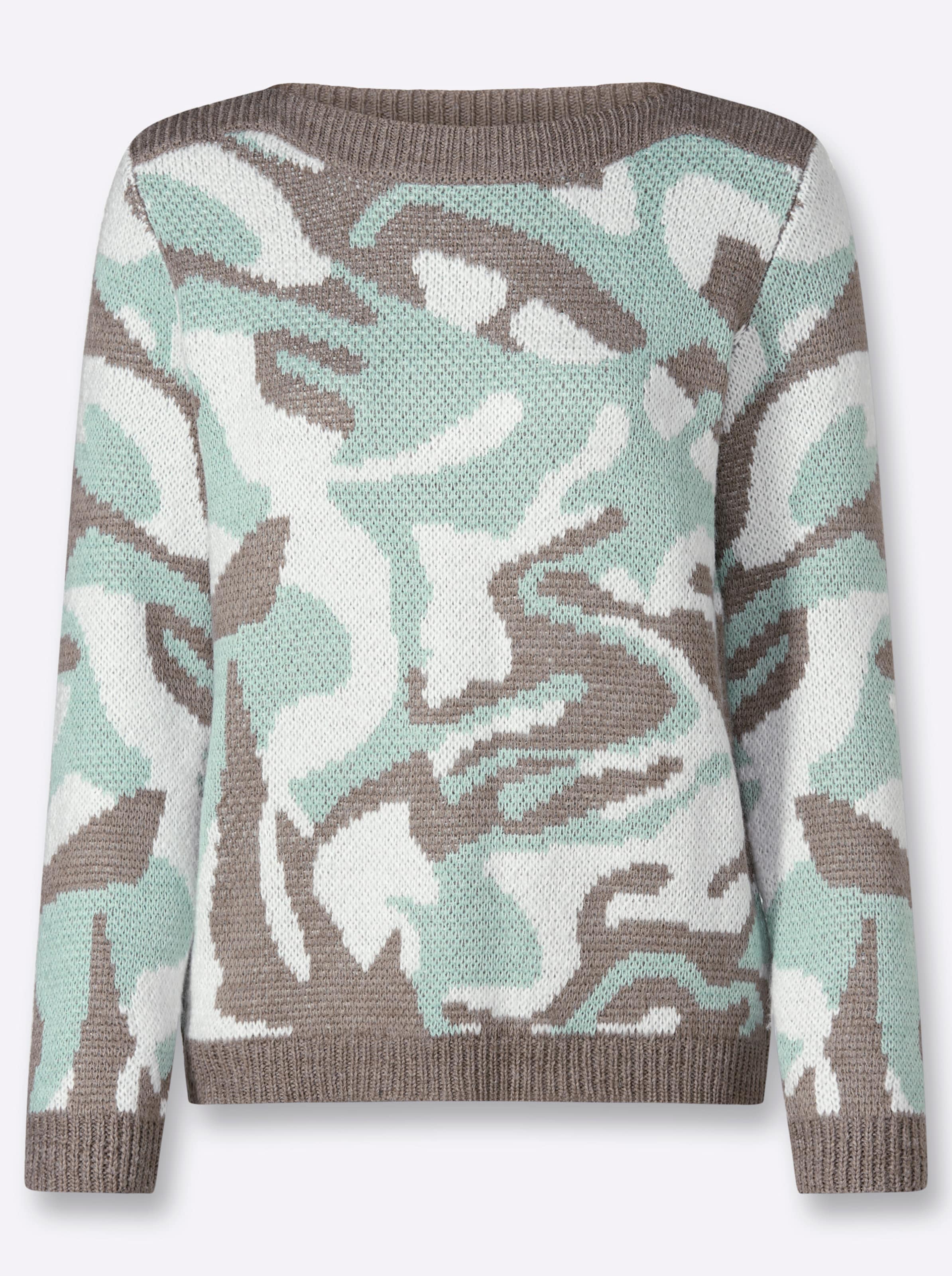 Jacquard-Pullover