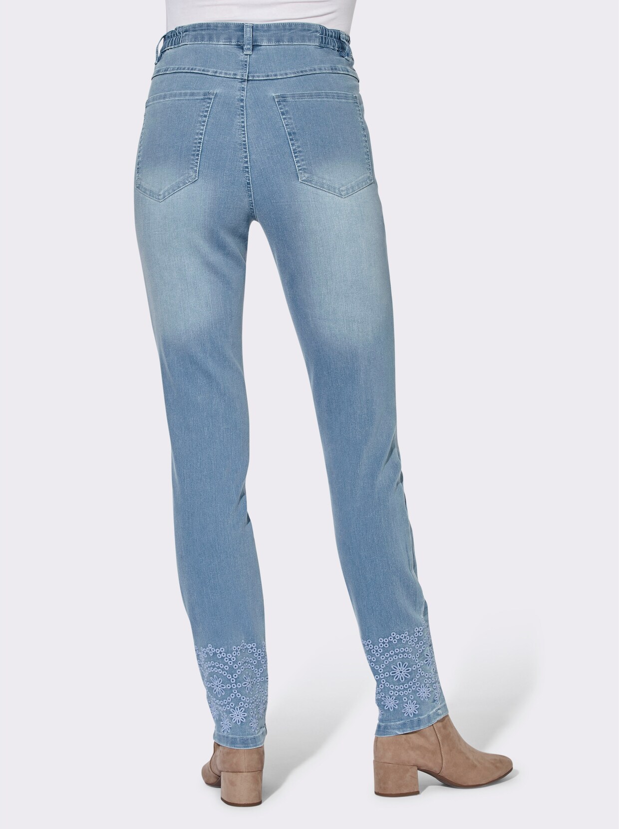 Jeans - blue-bleached