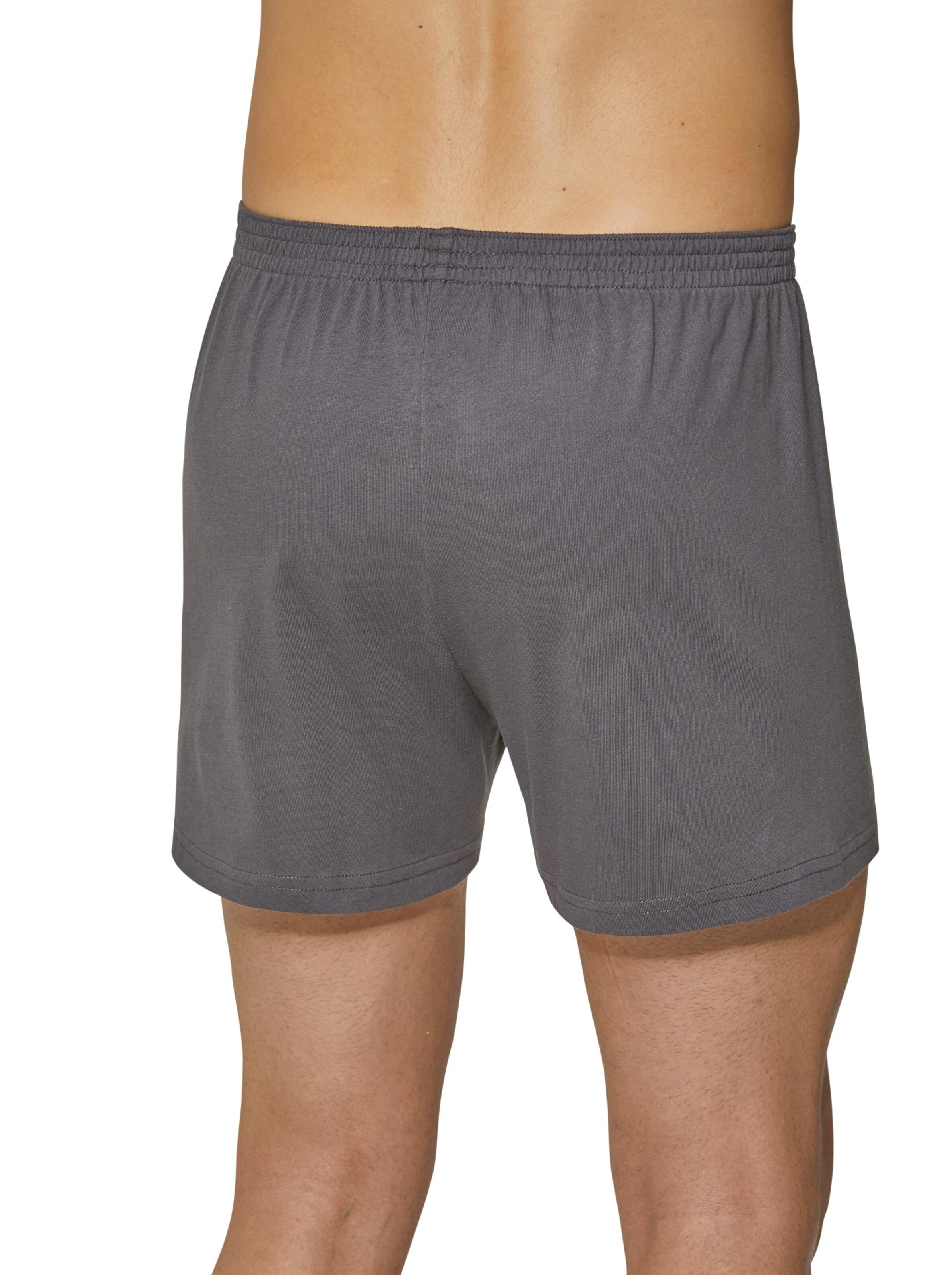 KINGsCLUB Boxershorts - anthrazit + anthrazit-kariert