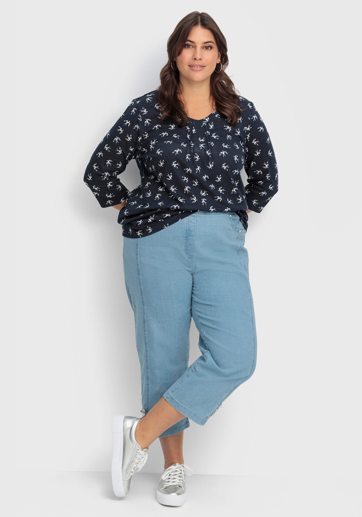 7/8-Jeans - blue-bleached
