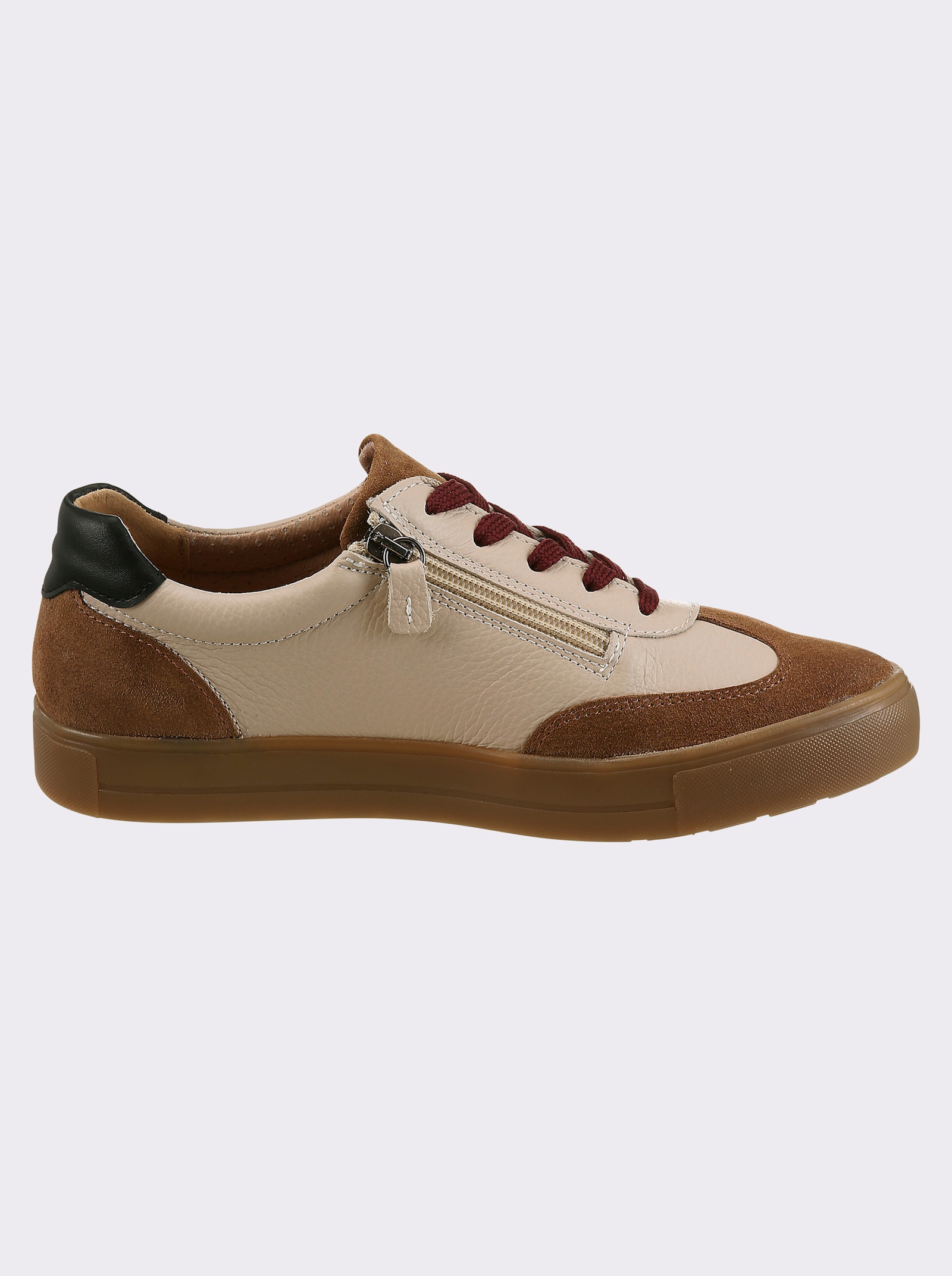 heine Sneaker - sand-camel-gemustert