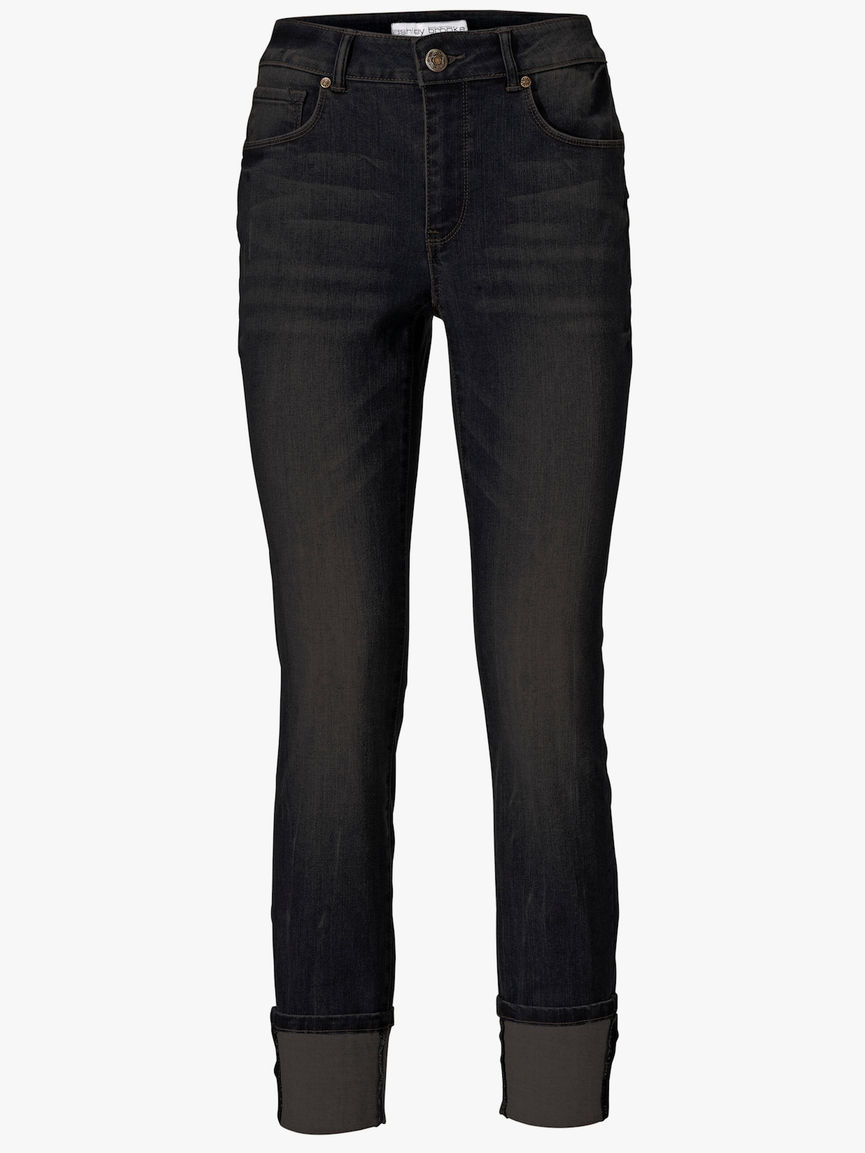 heine Bauchweg-Jeans - black denim