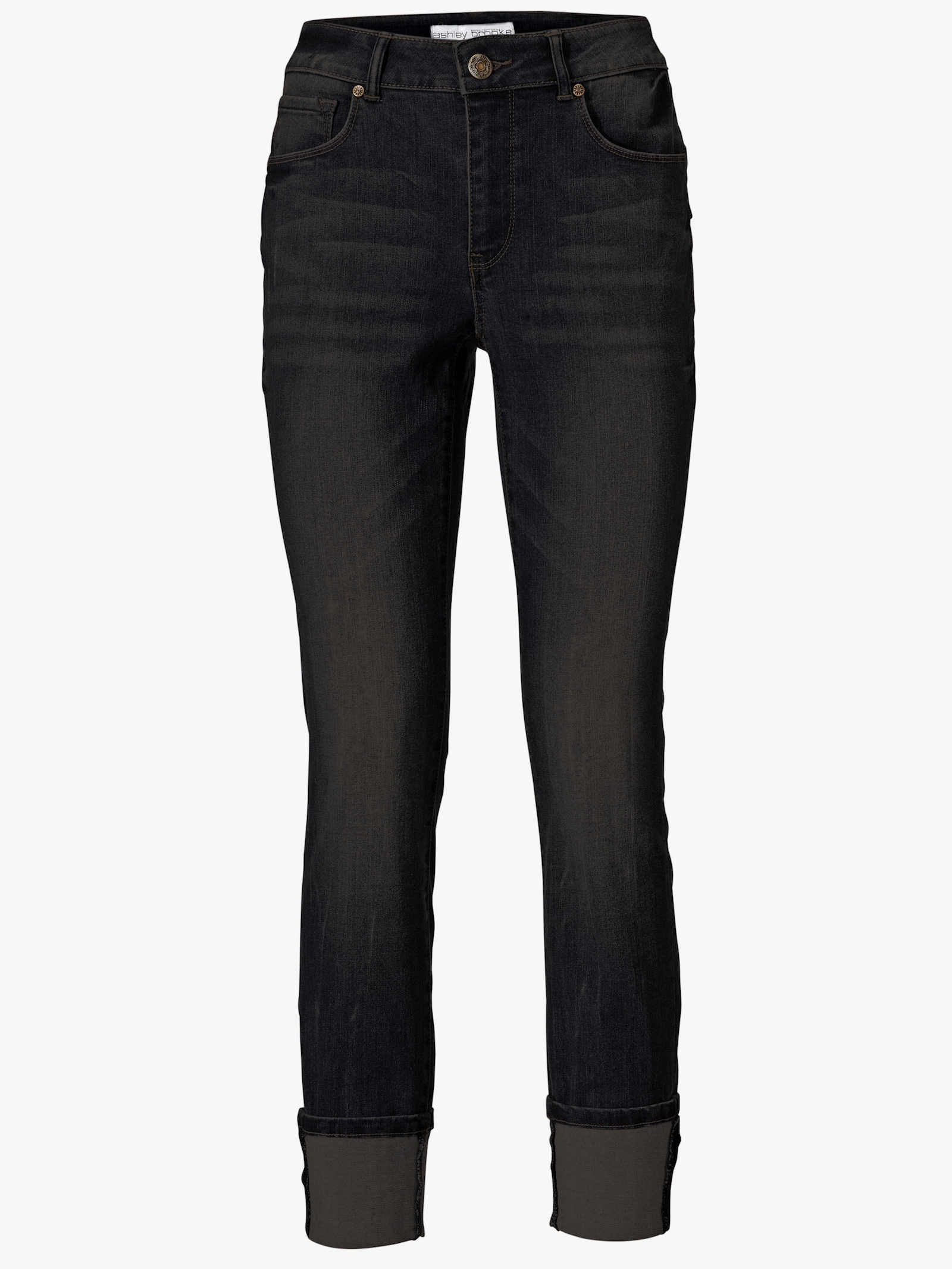 heine 7/8-Jeans in Bauch-weg-Form - black denim