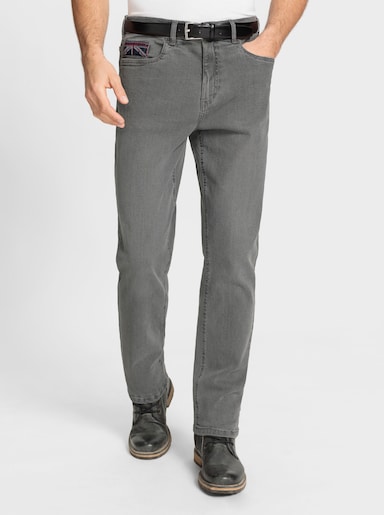 Marco Donati 5-Pocket-Jeans mit Used-Effekt - grey denim