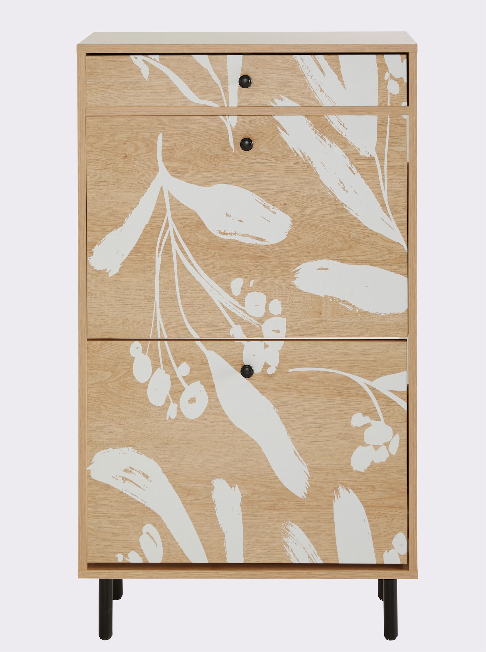 heine home Schuhschrank - natur-weiß