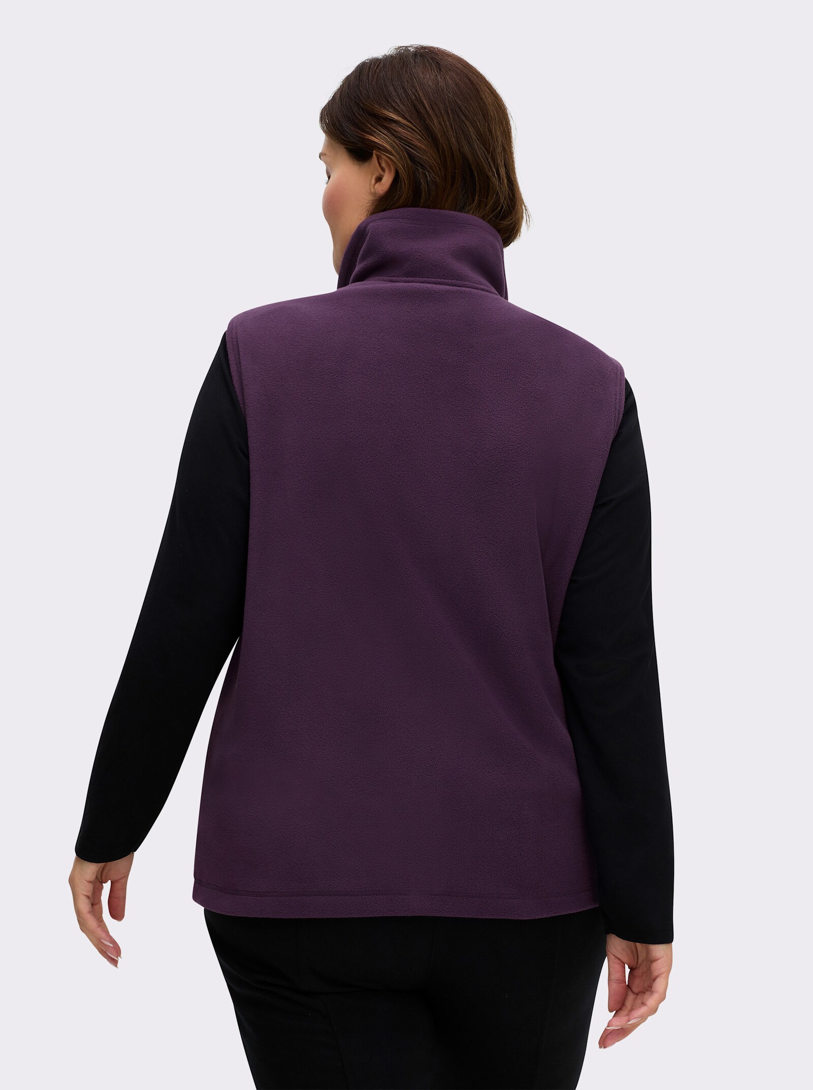 Fleeceweste mit Antipilling-Ausrüstung - traube