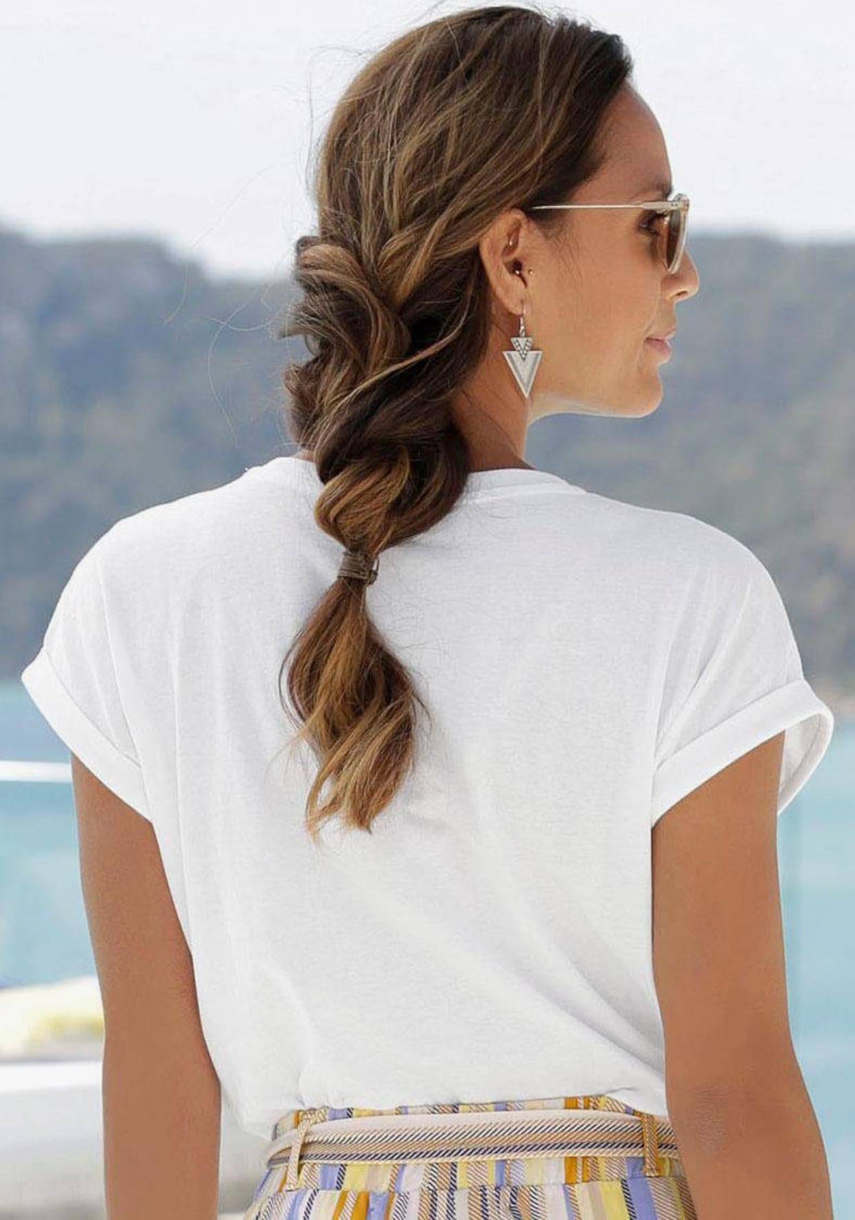 Venice Beach Shirt met ronde hals - wit