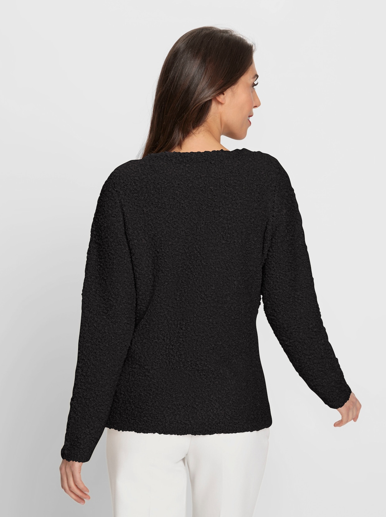 heine veste en tricot - noir