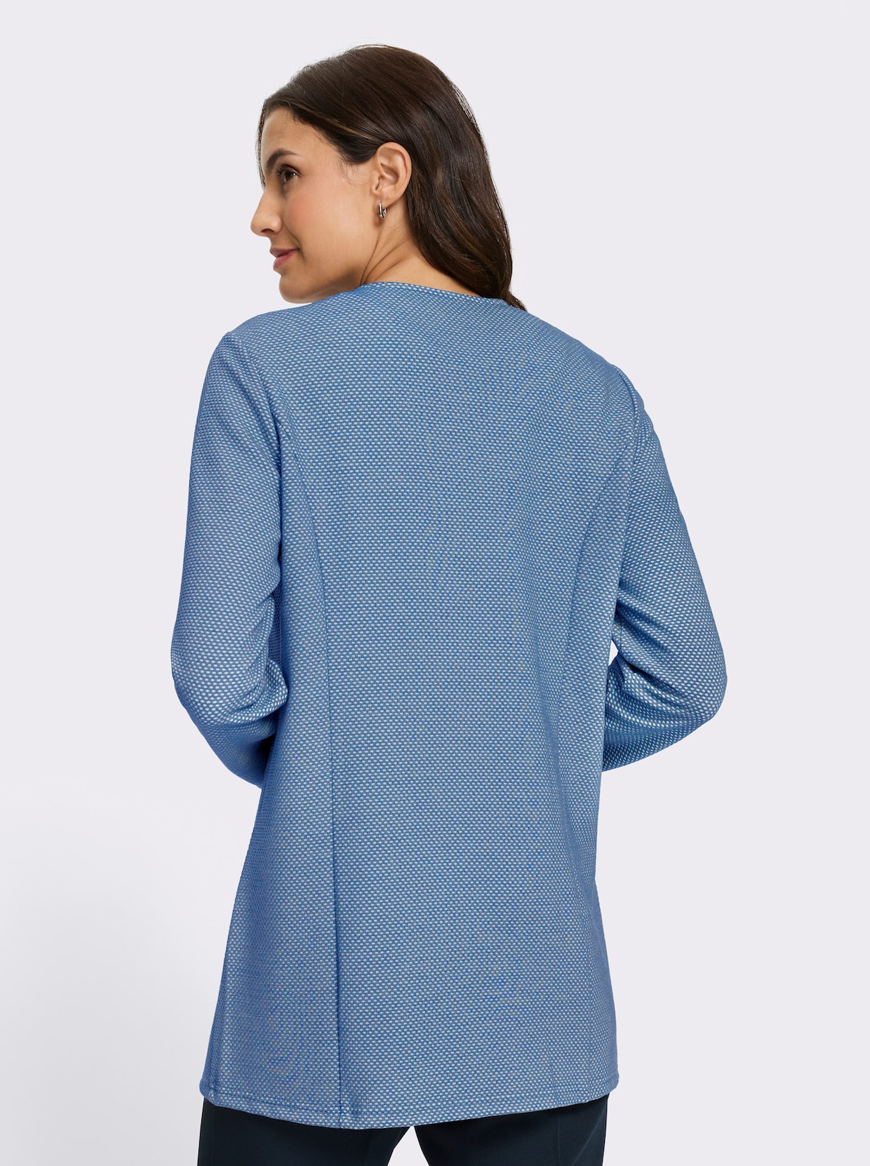 Shirtjacke - mittelblau