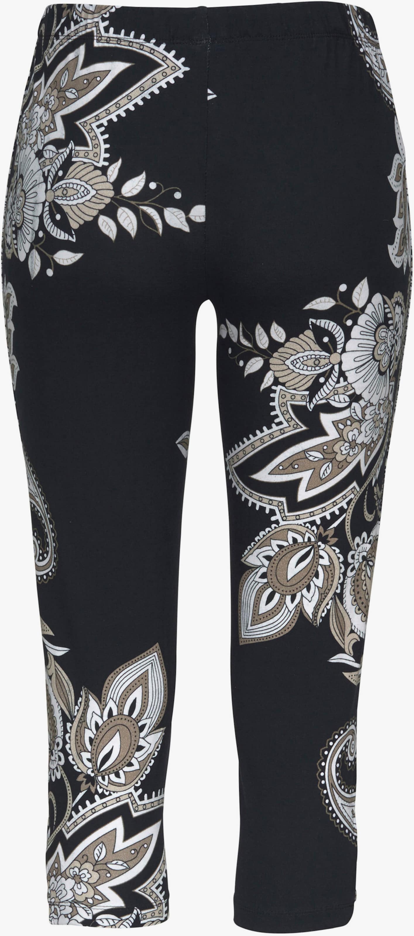 LASCANA Caprilegging - zwart geprint