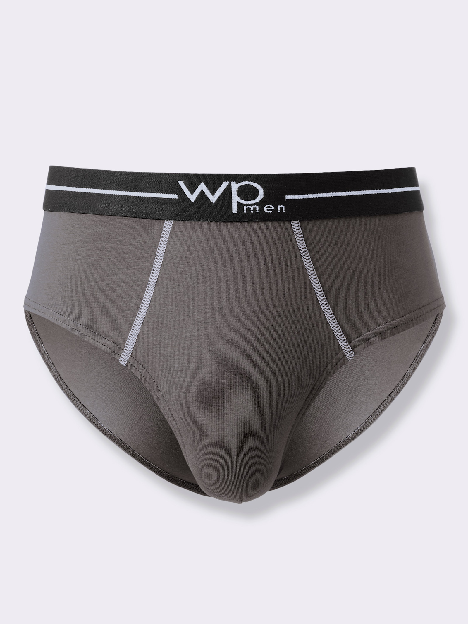 wäschepur men Slip - anthrazit + schoko + schwarz