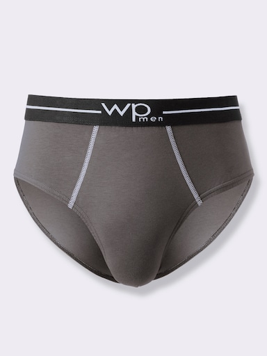 wäschepur men Slip - anthrazit + schoko + schwarz