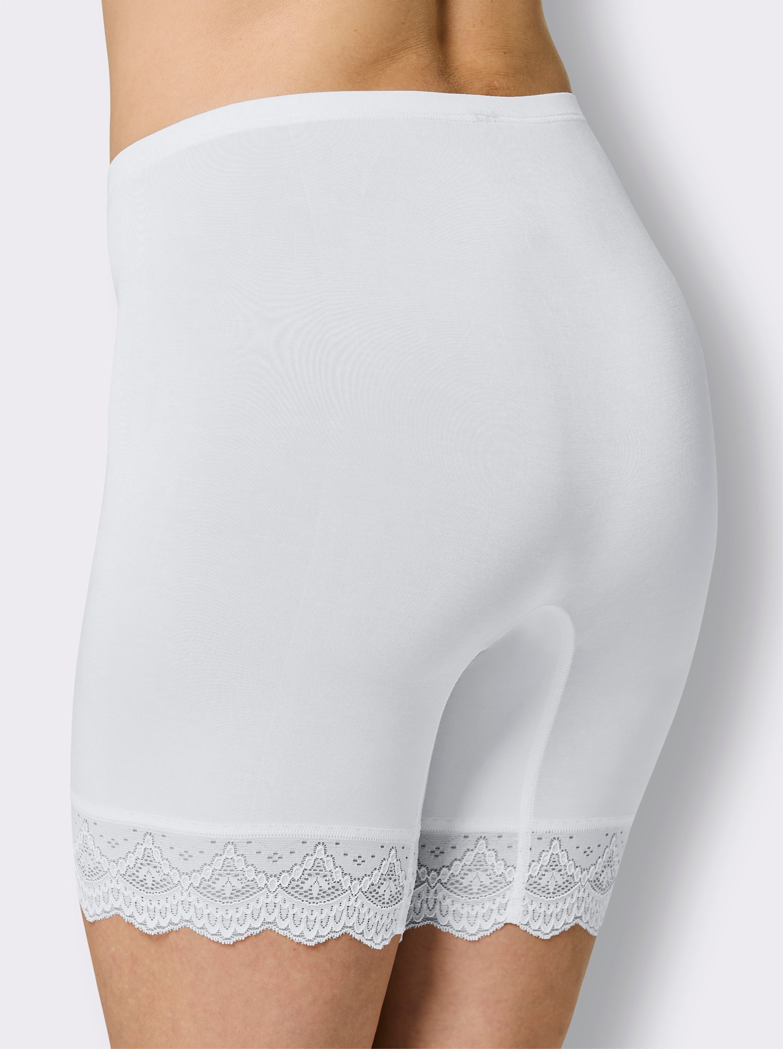 Speidel Longpanty mit Spitze - weiß