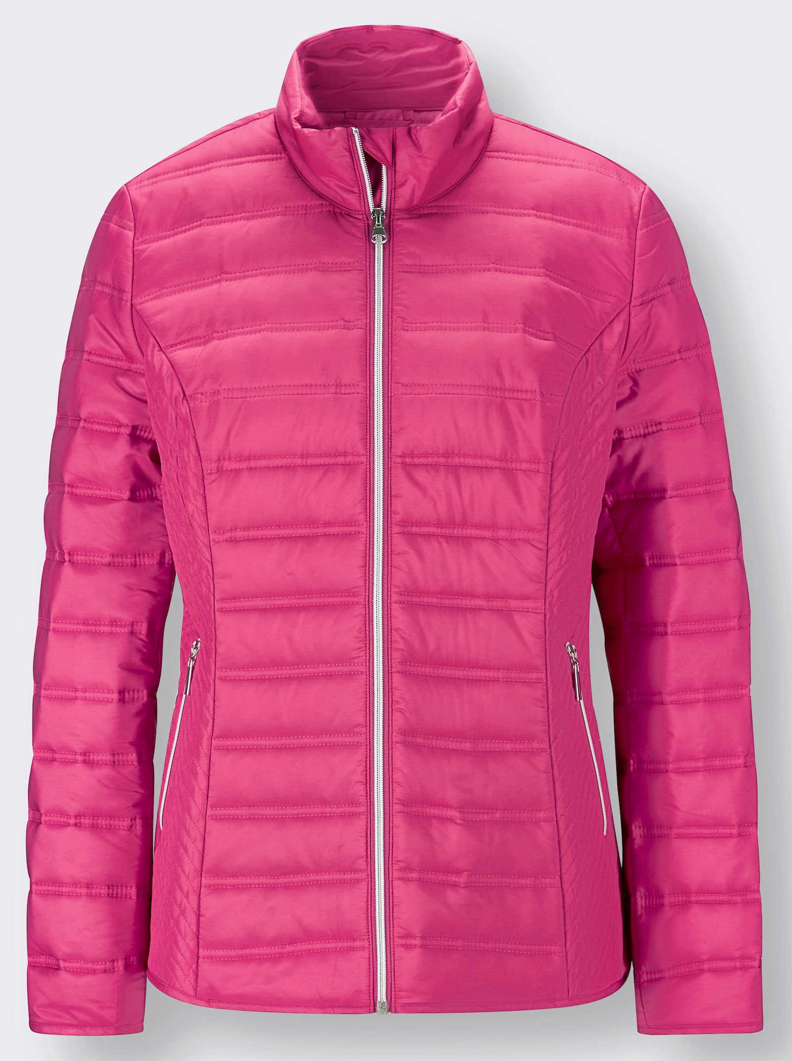 Steppjacke mit leichter Wattierung - fuchsia