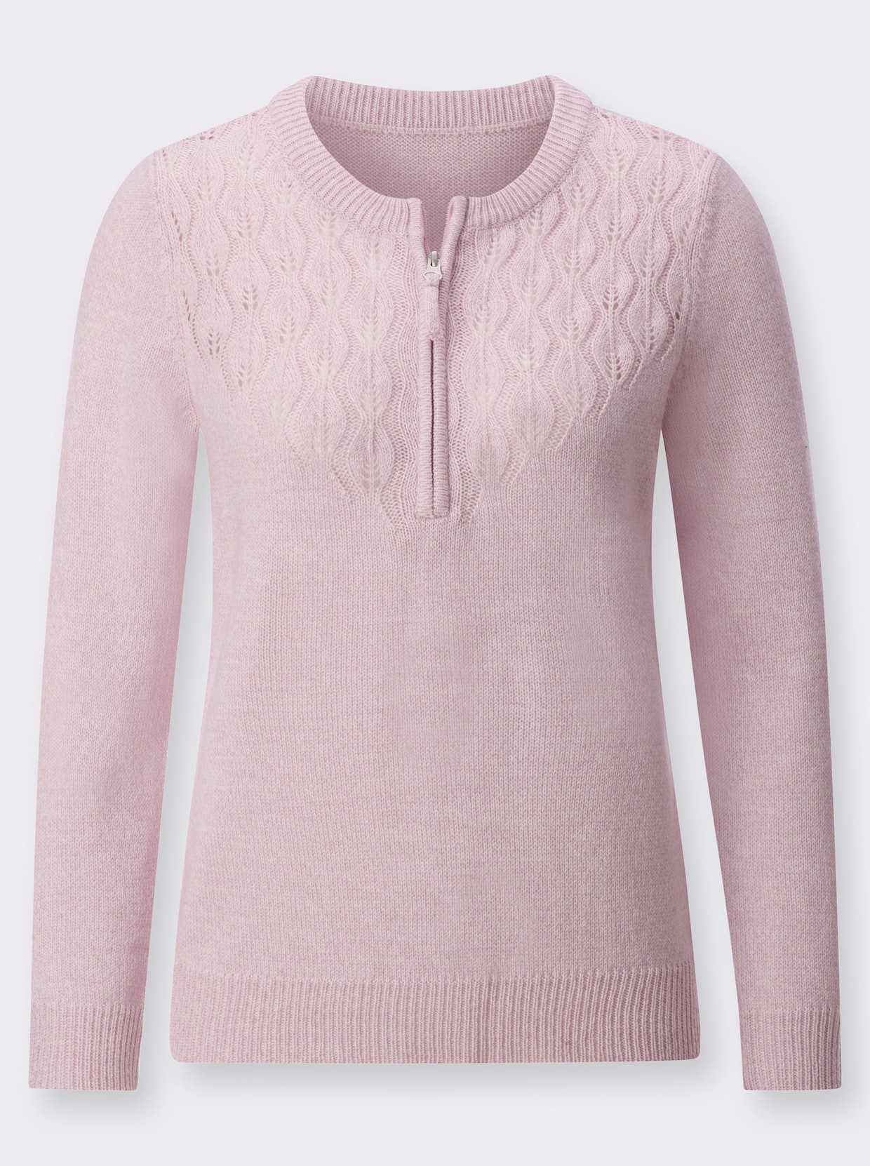 Pullover - roze gemêleerd