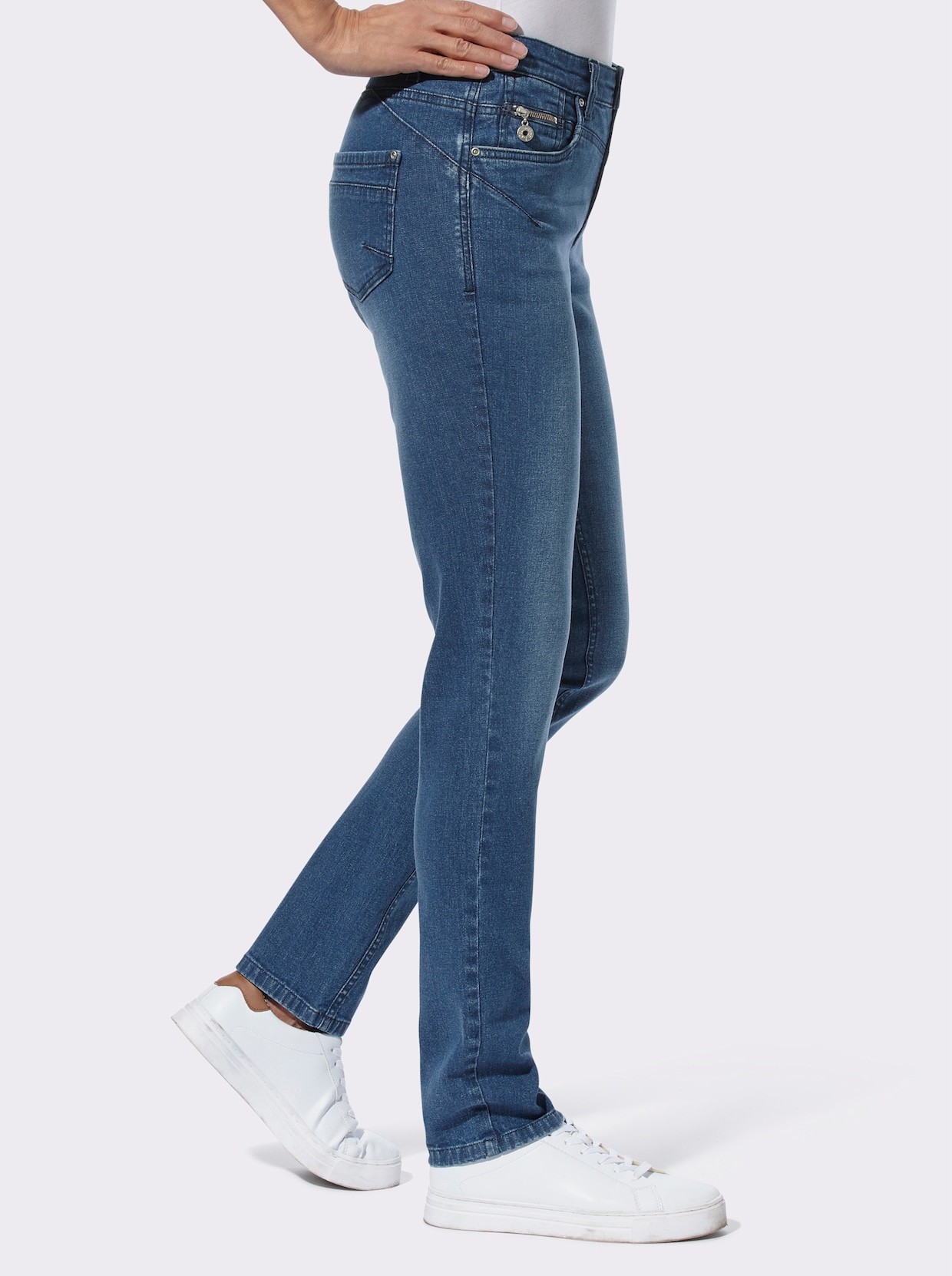 Jeans - blue-stone-washed