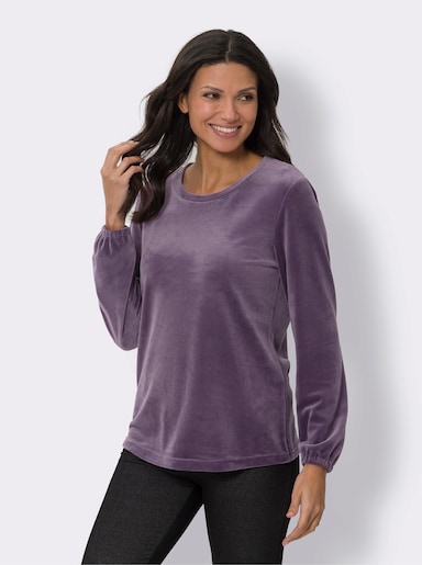 Freizeitshirt in Nicki-Qualität - feige