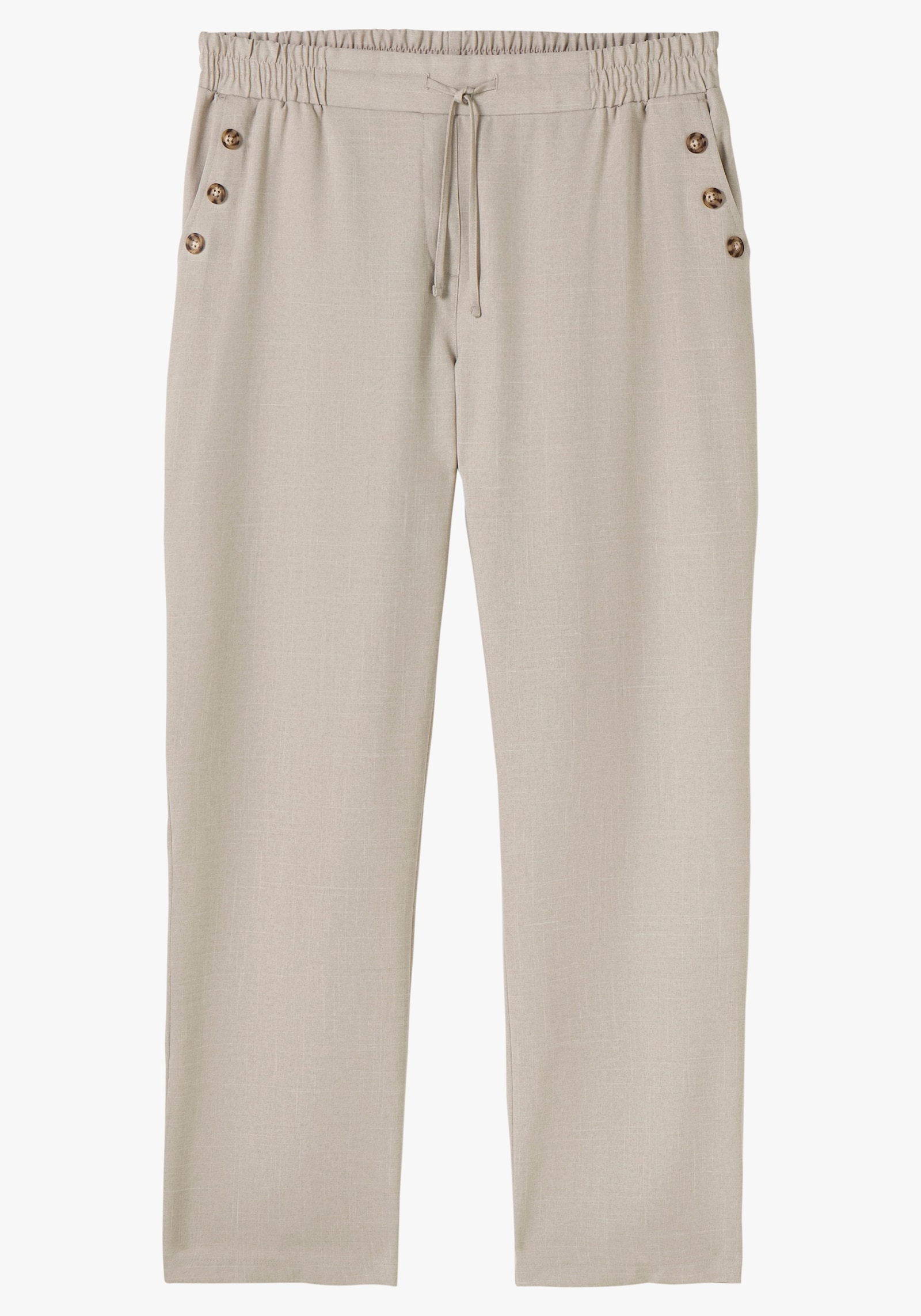 Hose in Leinen-Optik - beige
