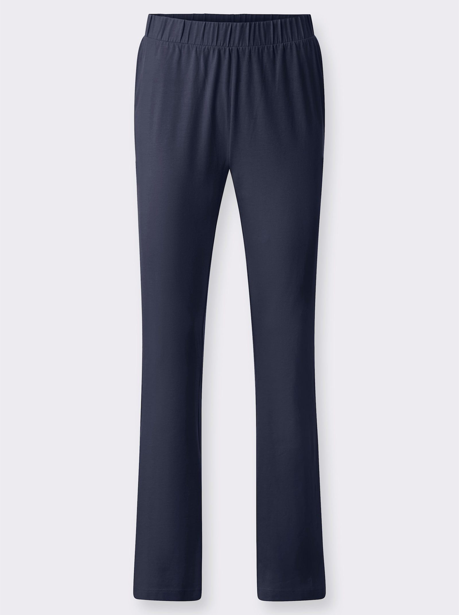 Športové nohavice, zvonový strih - námornícka modrá